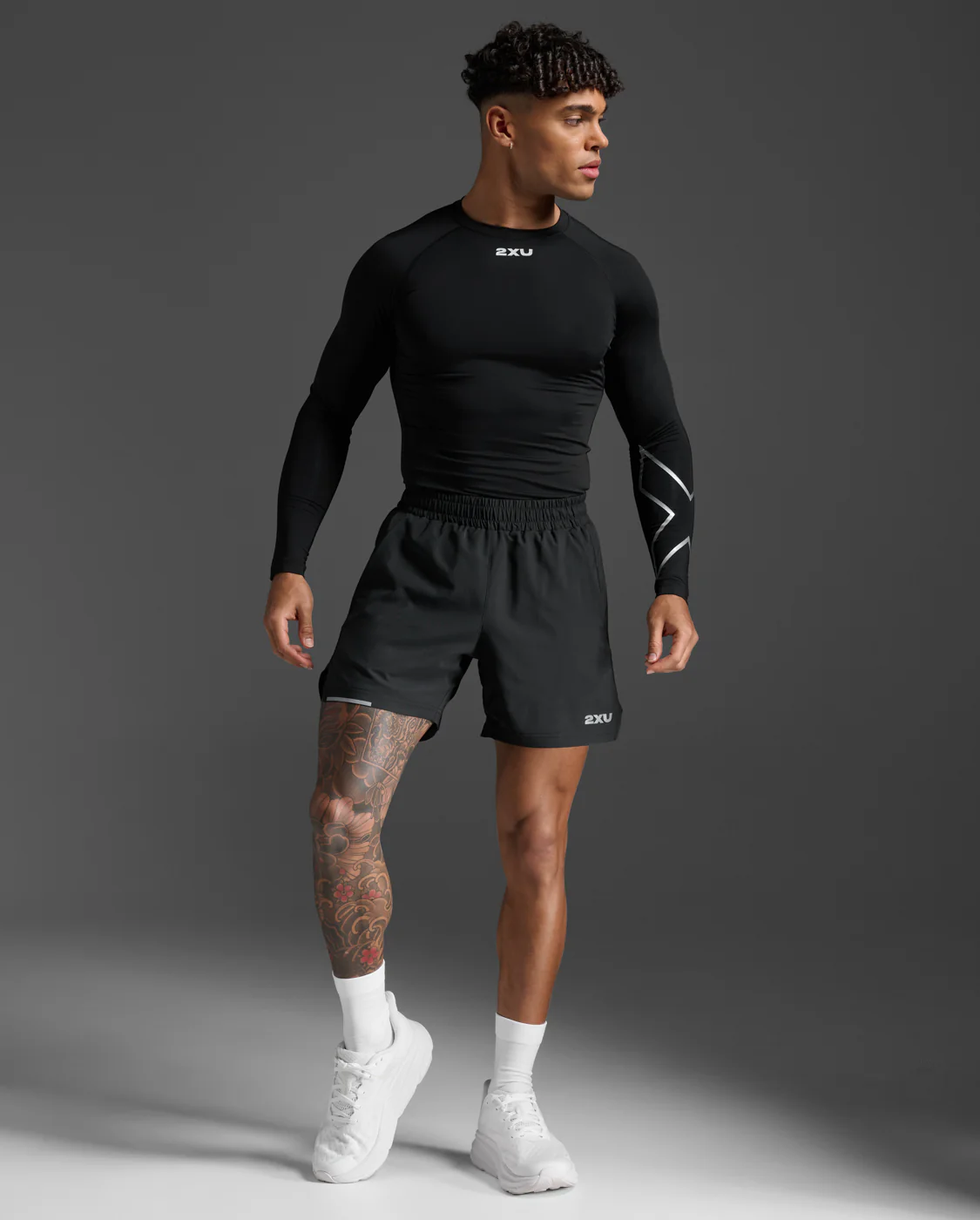 2XU Core Compression Mens Long Sleeve Tee - Image 2