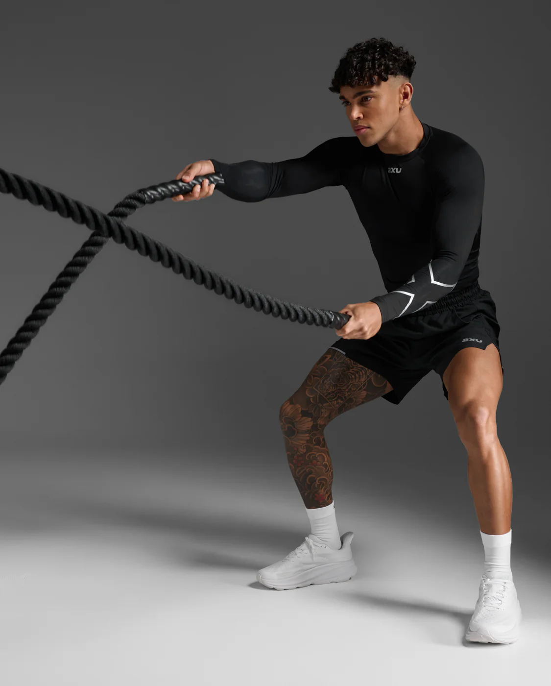2XU Core Compression Mens Long Sleeve Tee - Image 3
