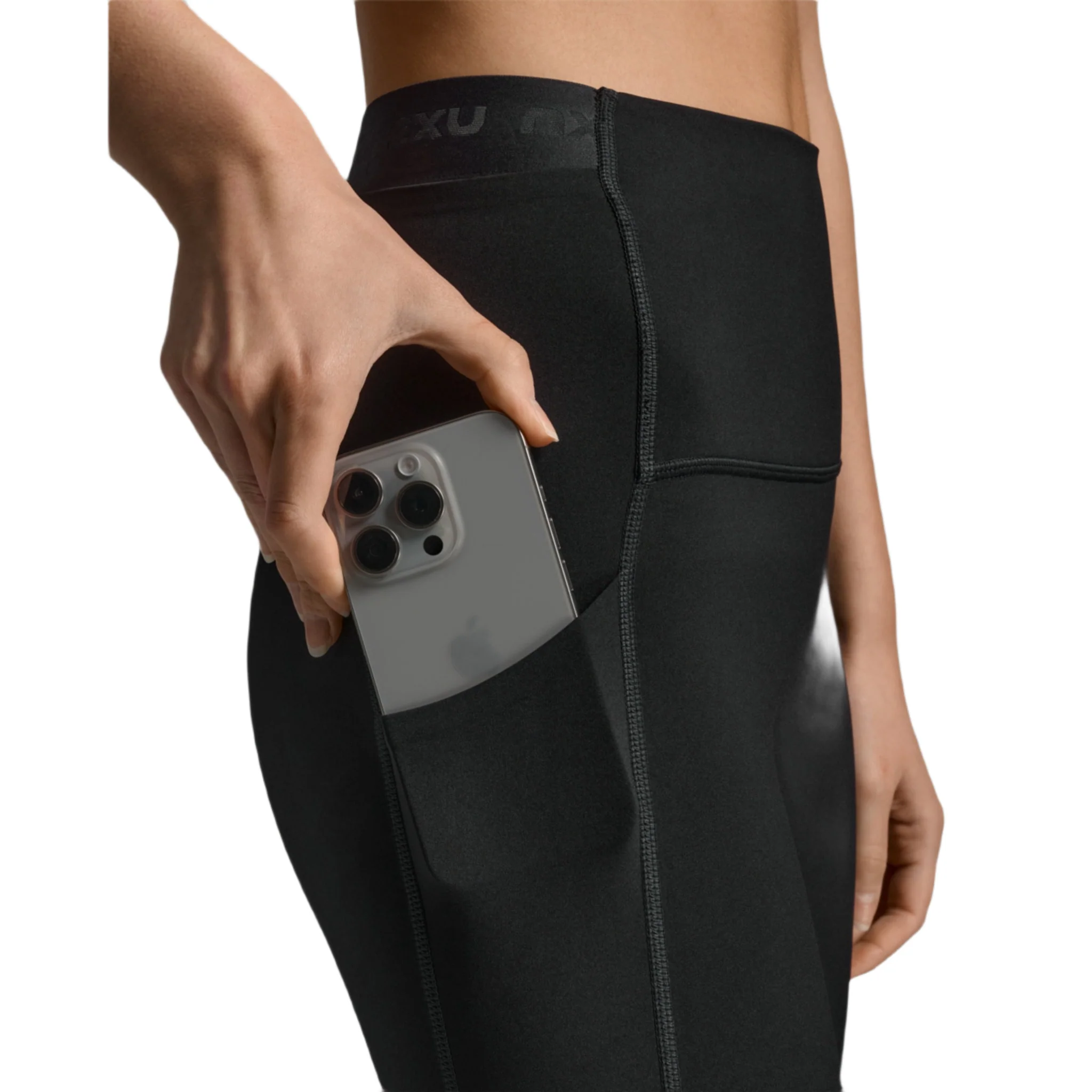 2XU Form Stash Hi-Rise Compression Womens 3/4 Tights - Image 5