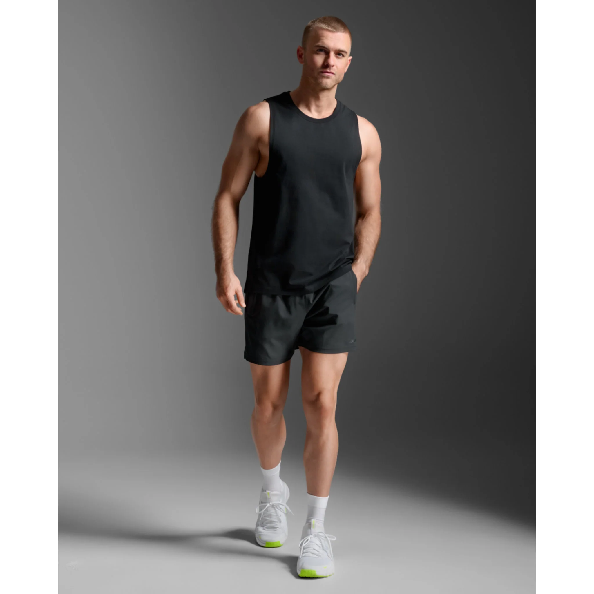 2XU Motion Cotton Flex Mens Tank - Image 3