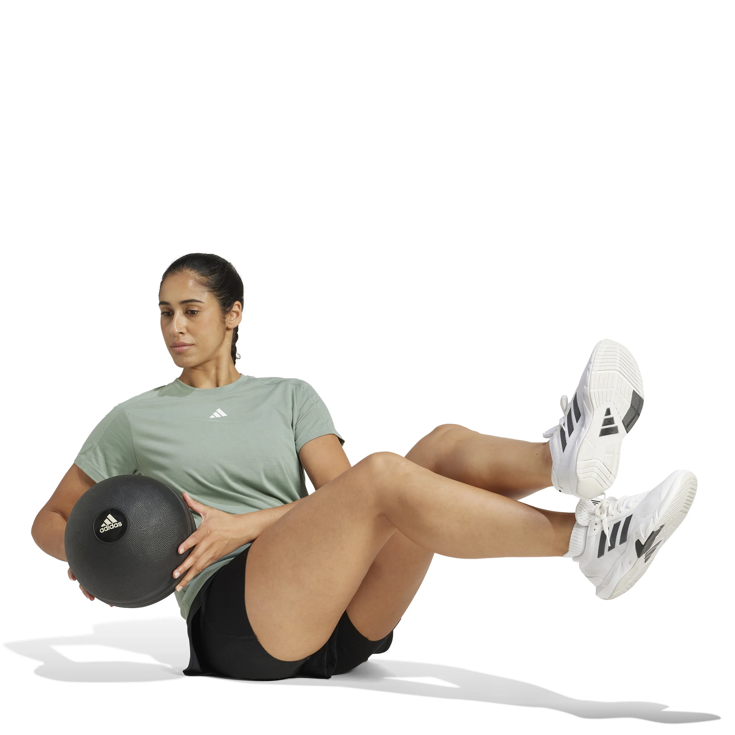 adidas AEROREADY Train Essentials Crewneck Womens Tee - Image 3