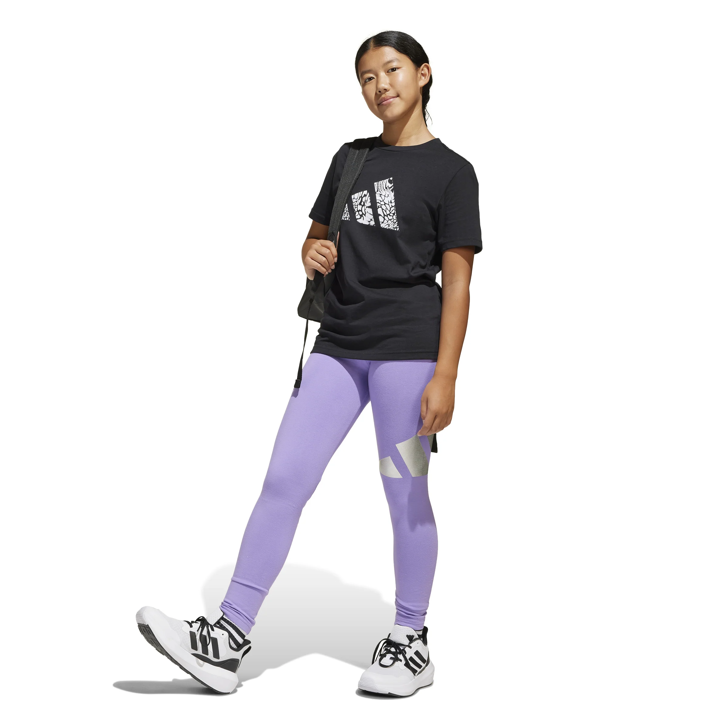 adidas Animal-Print Graphic Kids Tee - Image 3