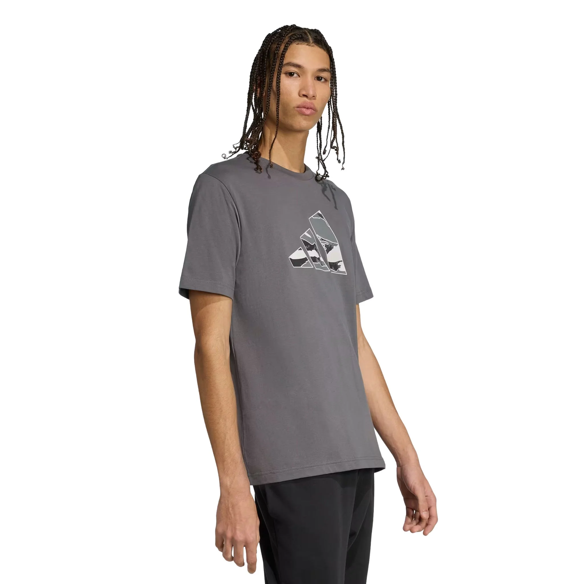 adidas Camo Logo Graphic Mens Tee - Image 2