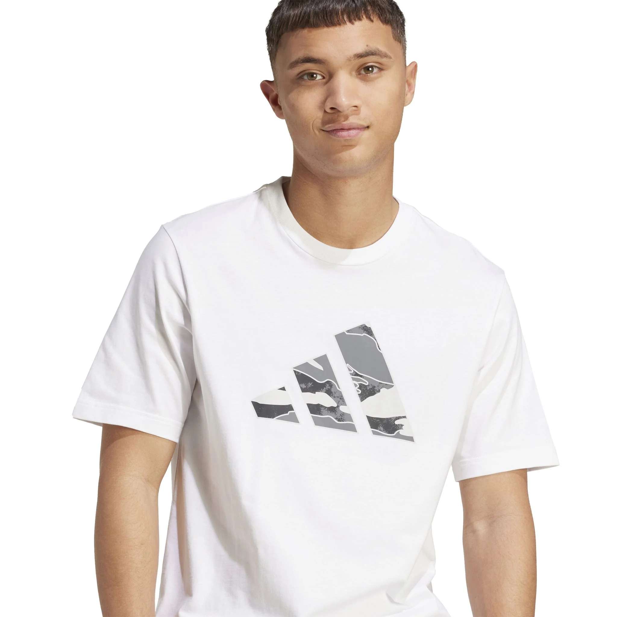 adidas Camo Logo Graphic Mens Tee - Image 4