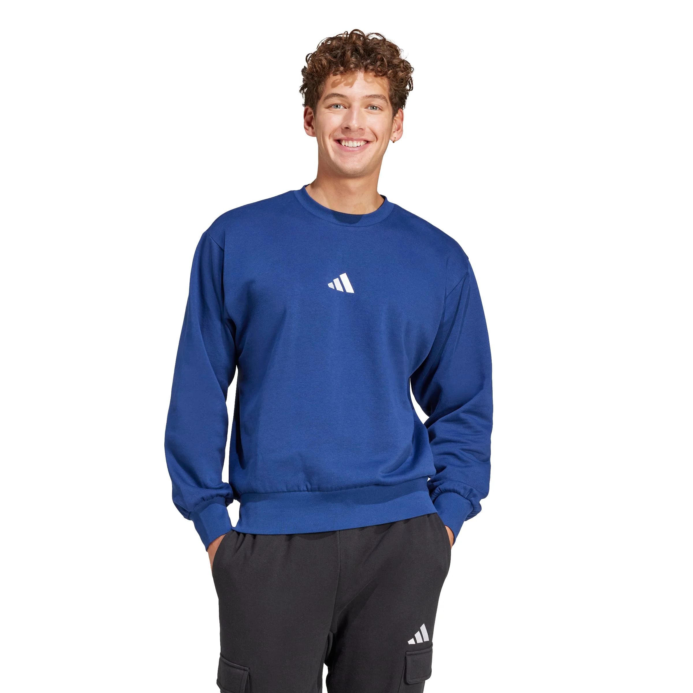 adidas Essentials Feel Cozy Fleece Mens Sweatshirt