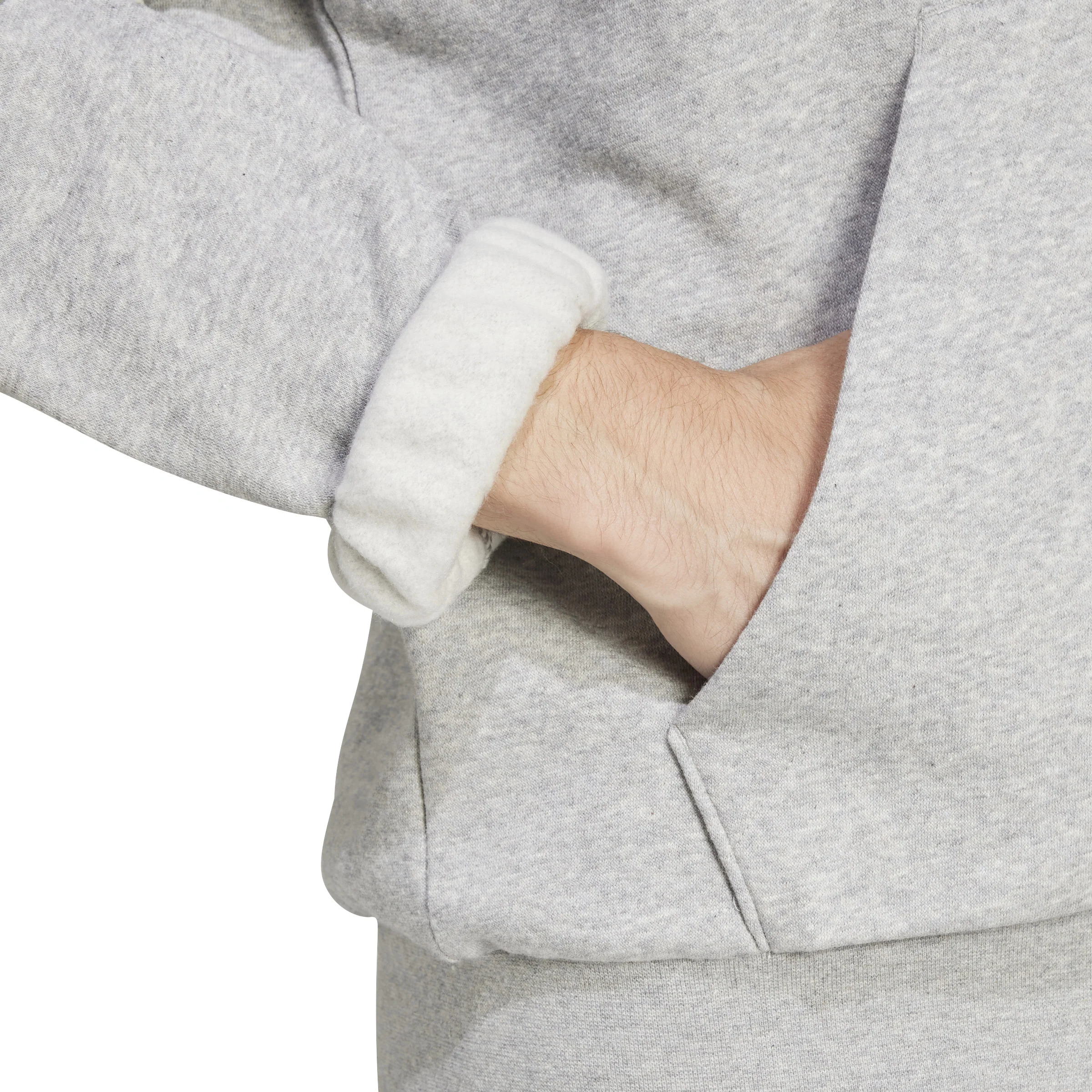 adidas Essentials Feel Cozy Mens Fleece Hoodie - Image 6
