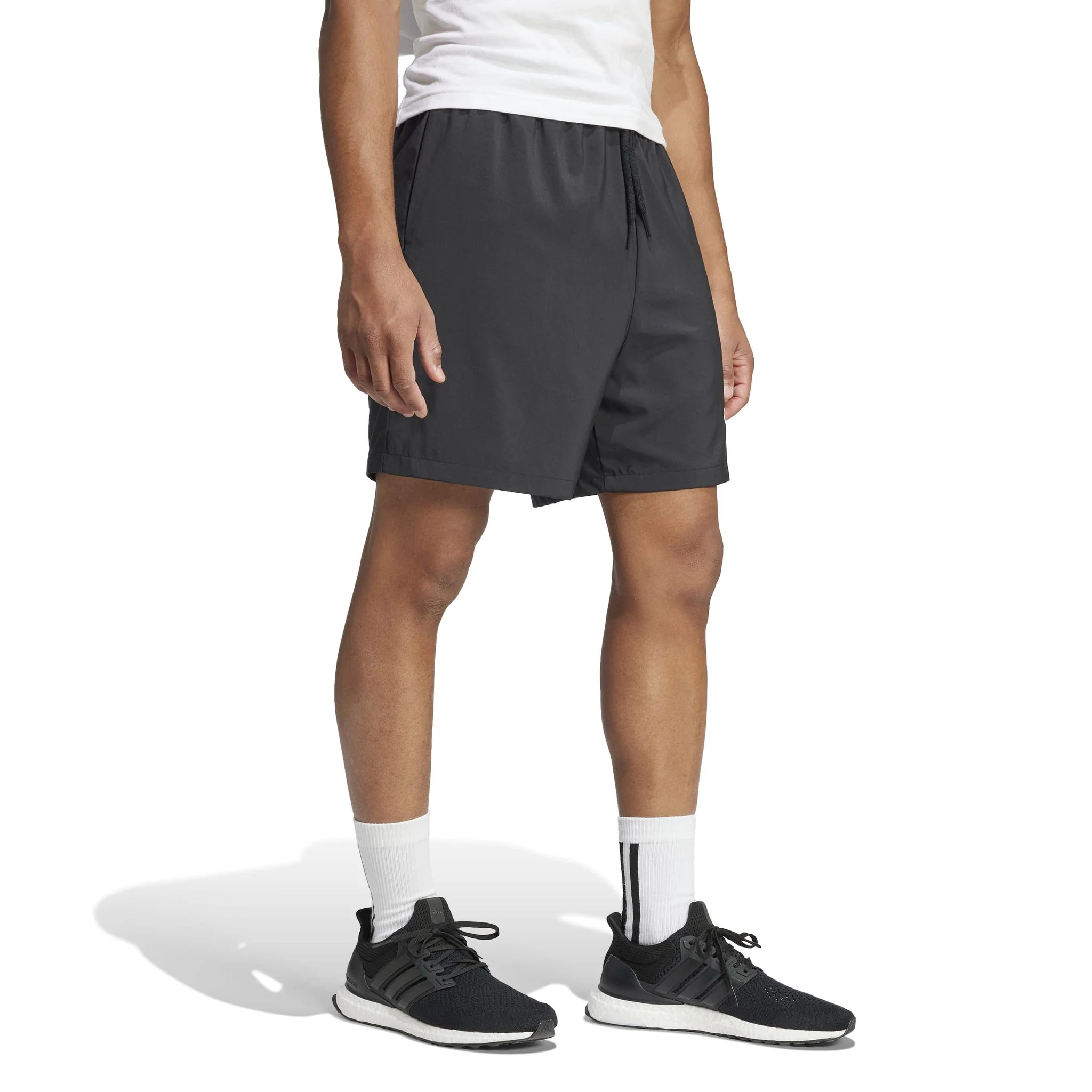 adidas Essentials Linear Logo Mens Shorts - Image 2