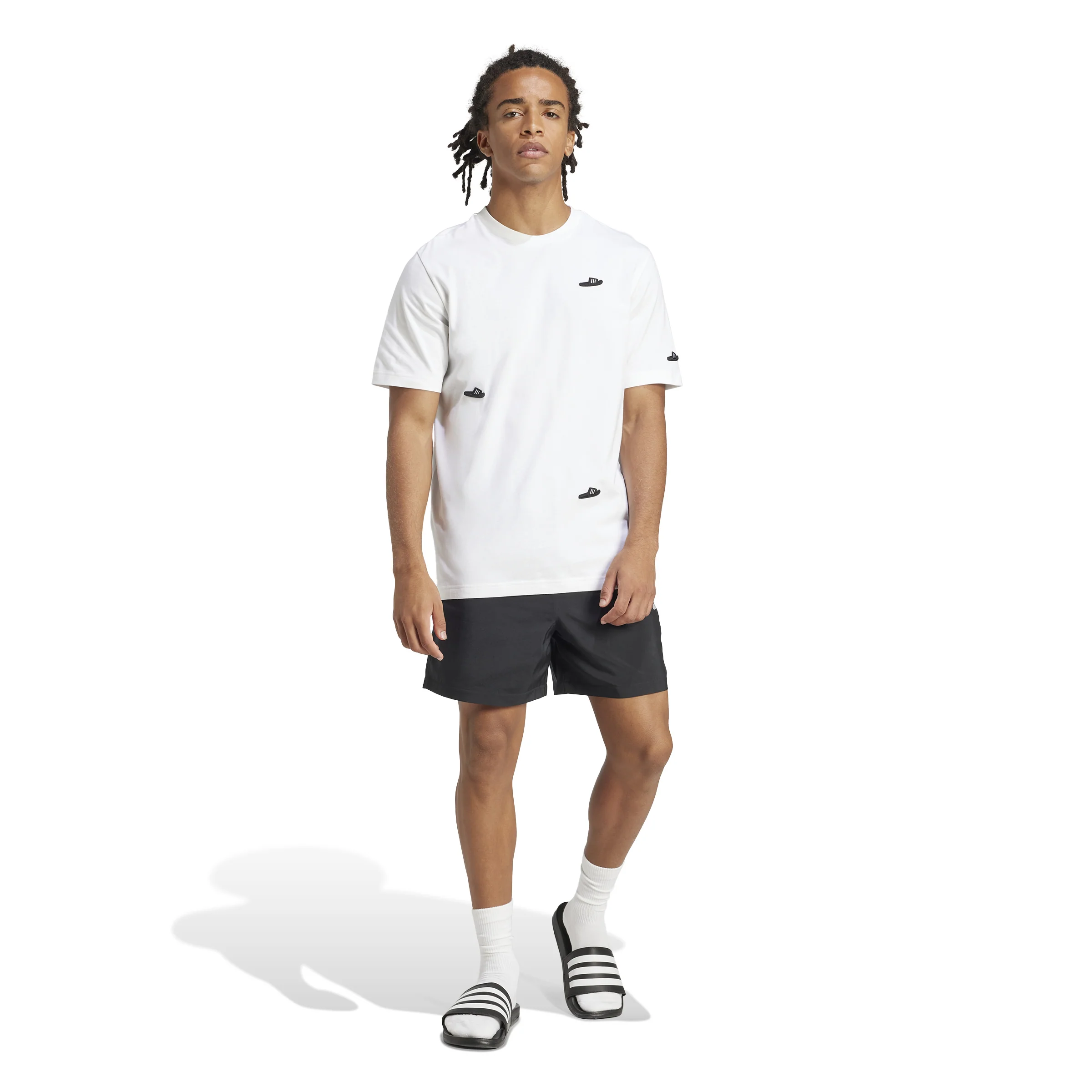 adidas Essentials Small Logo Mens Chelsea Shorts - Image 3