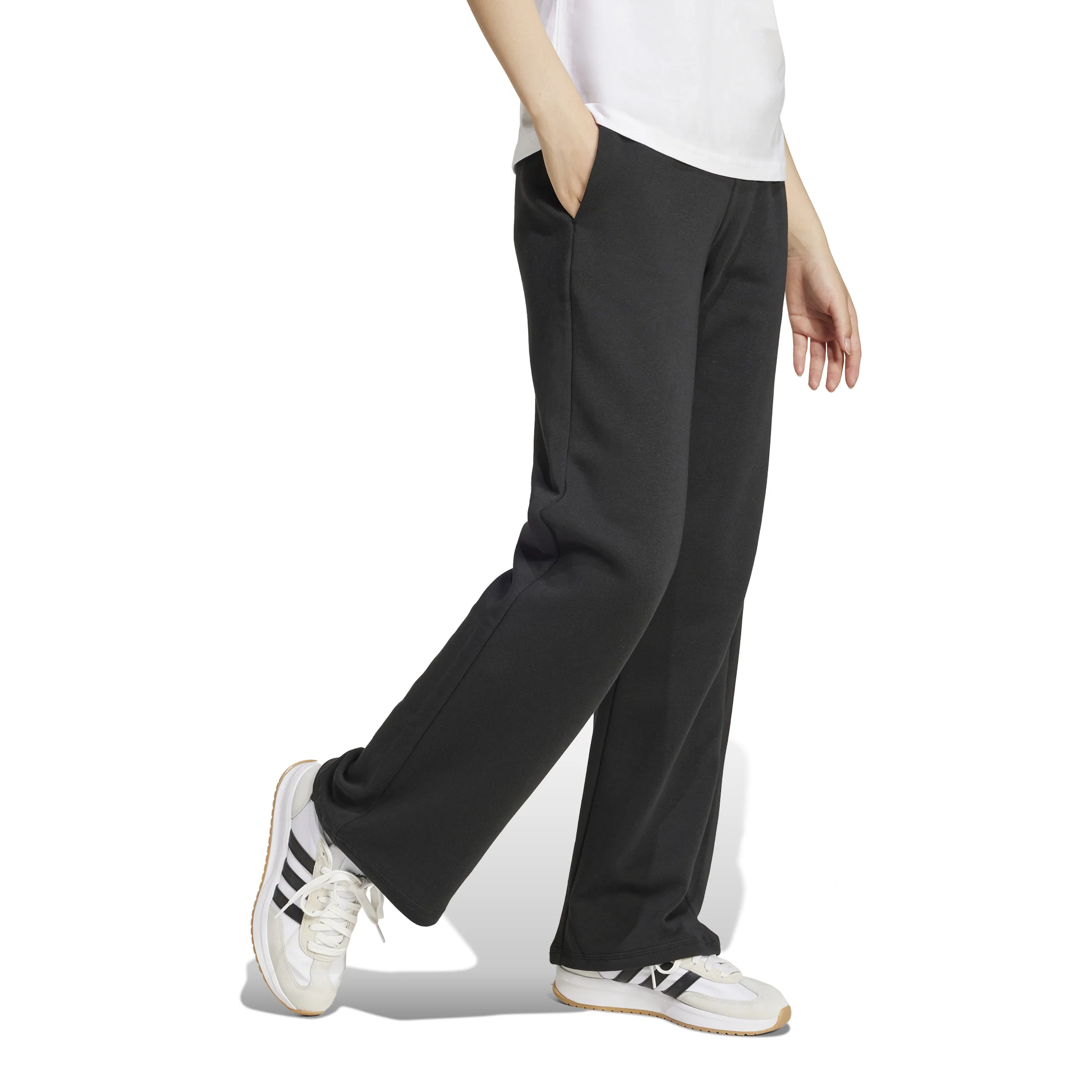 adidas Essentials Small Logo Feel Cozy Womens Pants - Image 3