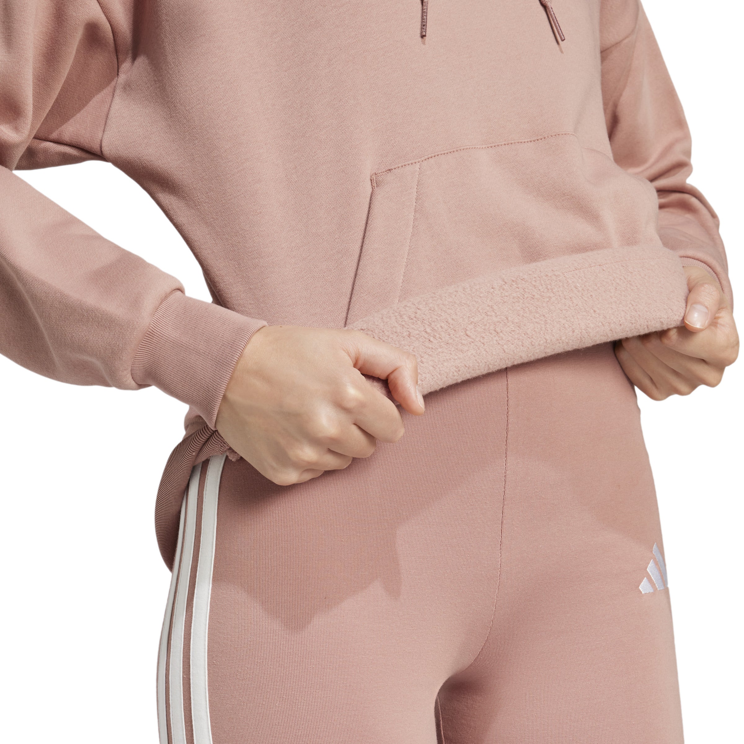 adidas Essentials Small Logo Feel Cozy Womens Hoodie - Image 6