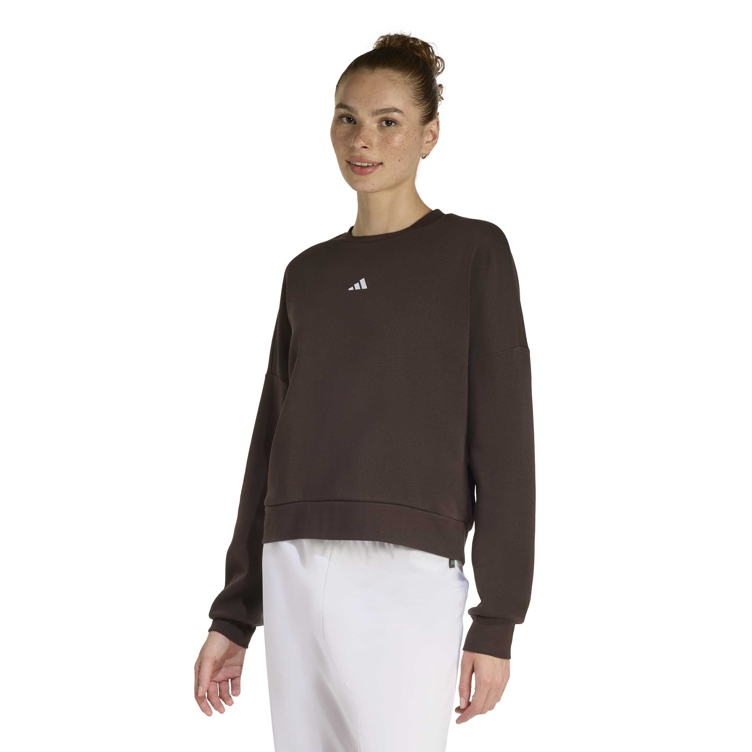 adidas Essentials Small Logo Feel Cozy Womens Sweatshirt - Image 2