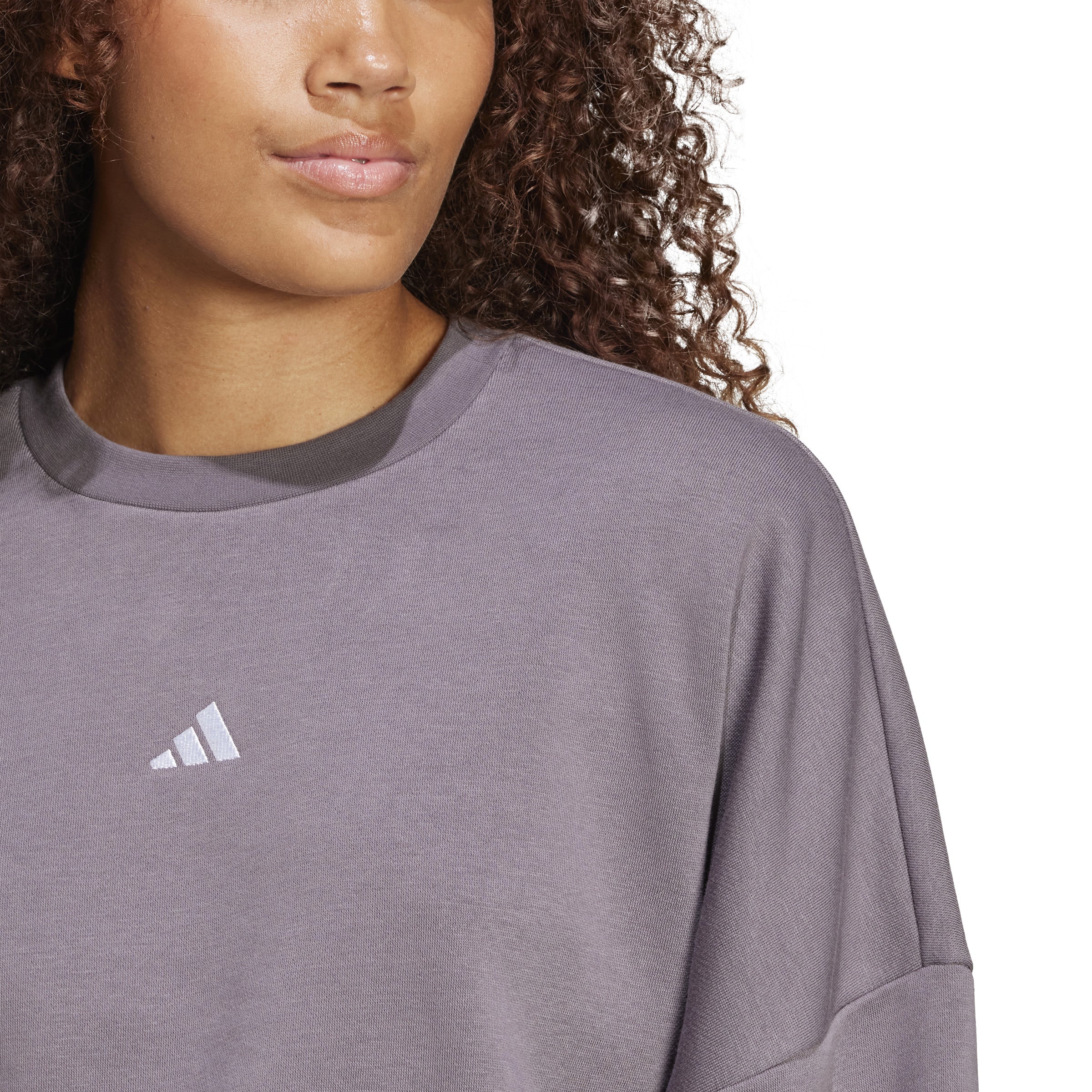 adidas Essentials Small Logo Feel Cozy Womens Sweatshirt - Image 5