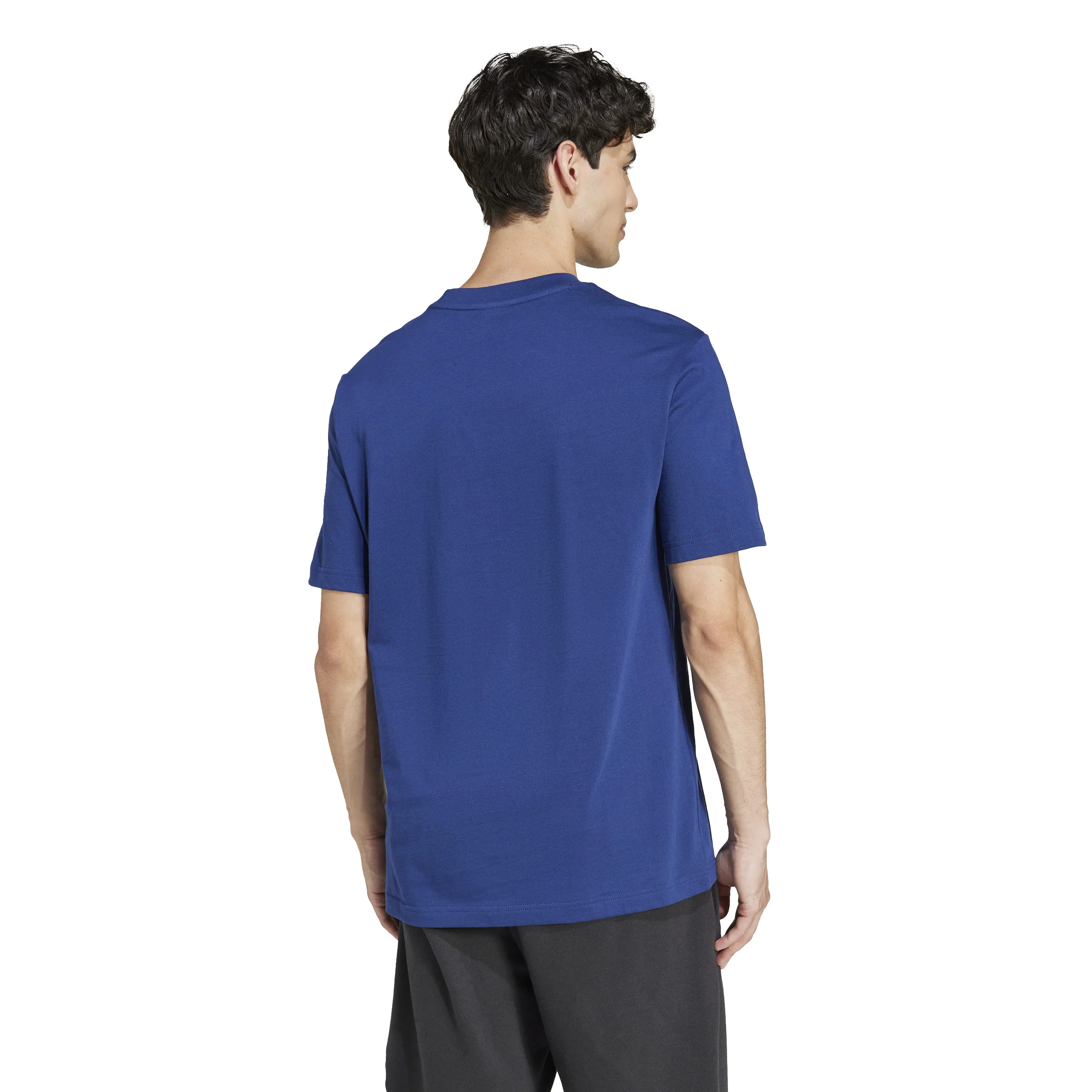 adidas Essentials Small Logo Single Jersey Mens Tee - Image 4