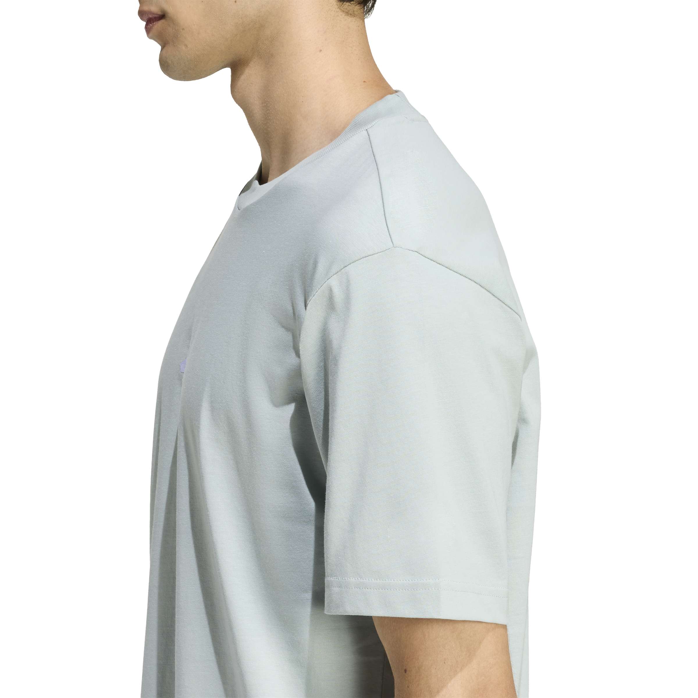 adidas Essentials Small Logo Single Jersey Mens Tee - Image 4