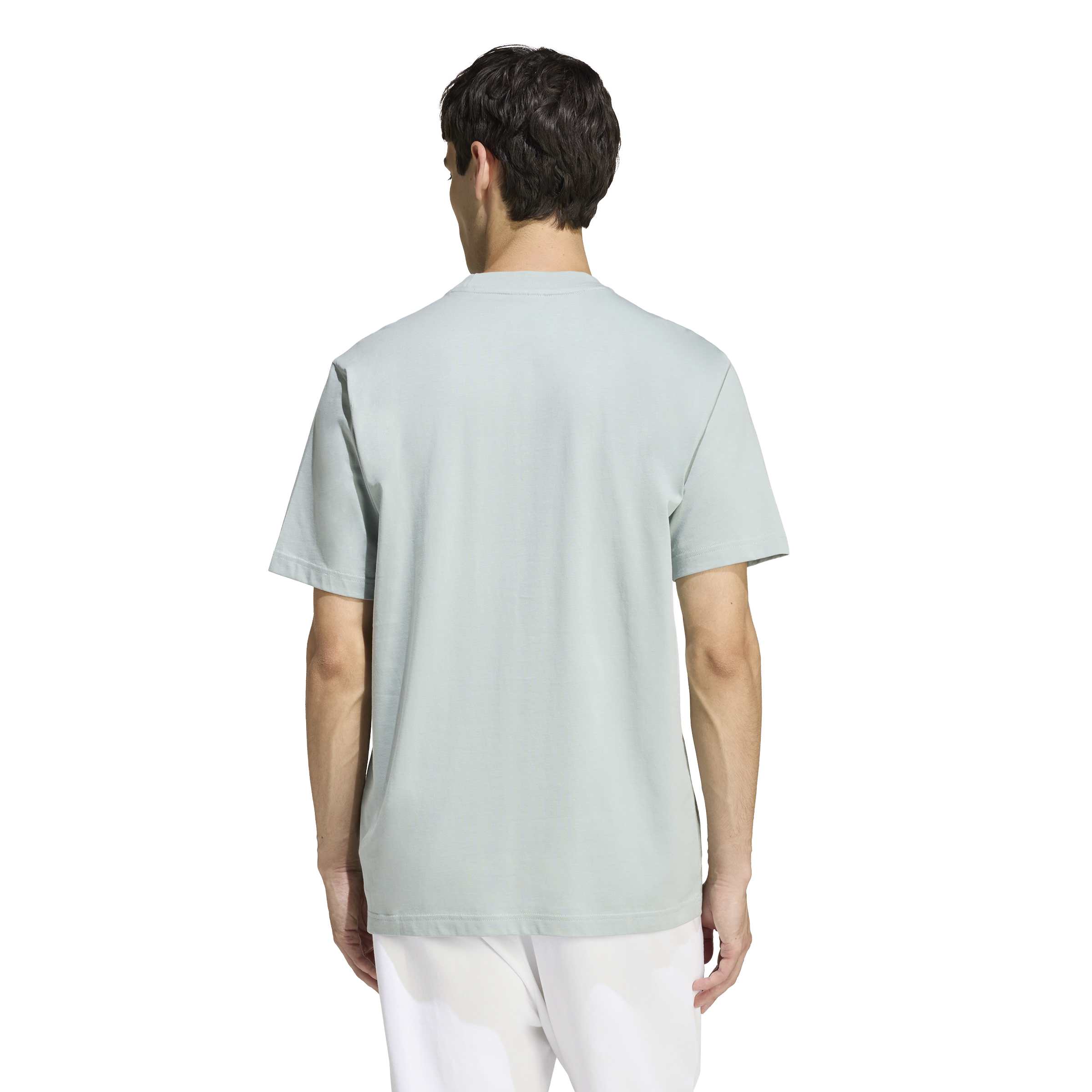 adidas Essentials Small Logo Single Jersey Mens Tee - Image 5