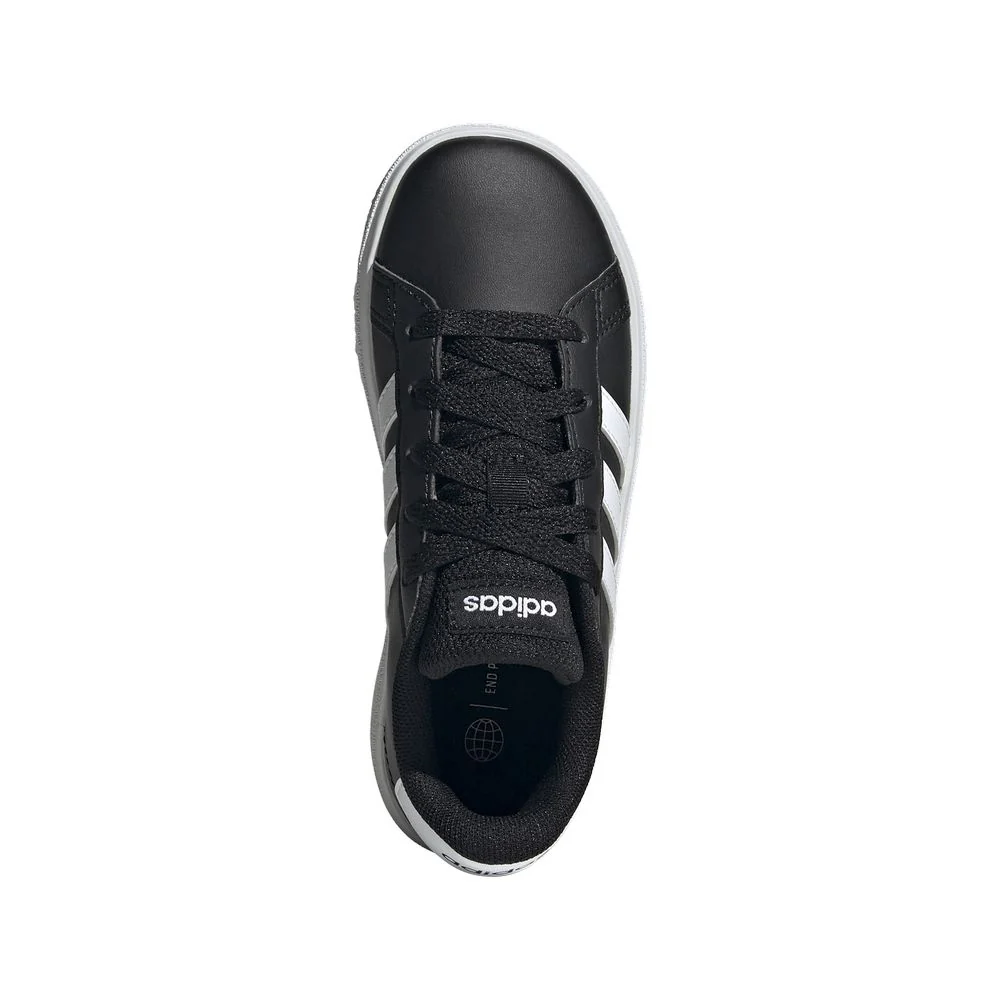 adidas Grand Court Lifestyle Tennis Lace-Up Kids Shoes - Image 3