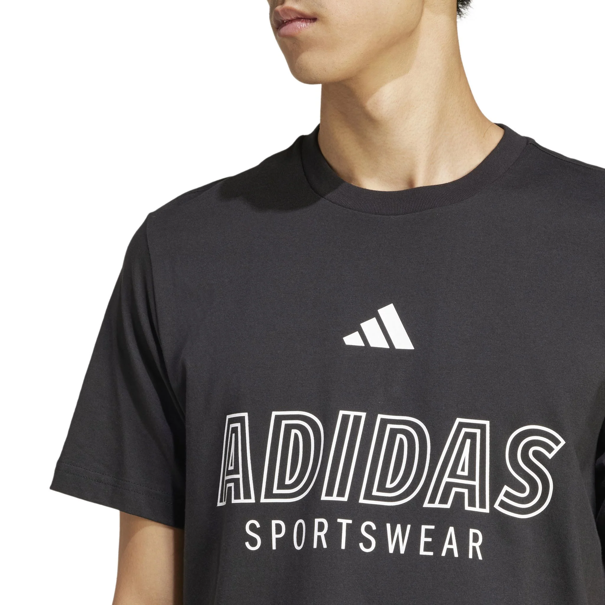 adidas House of Tiro Linear Graphic Mens Tee - Image 5