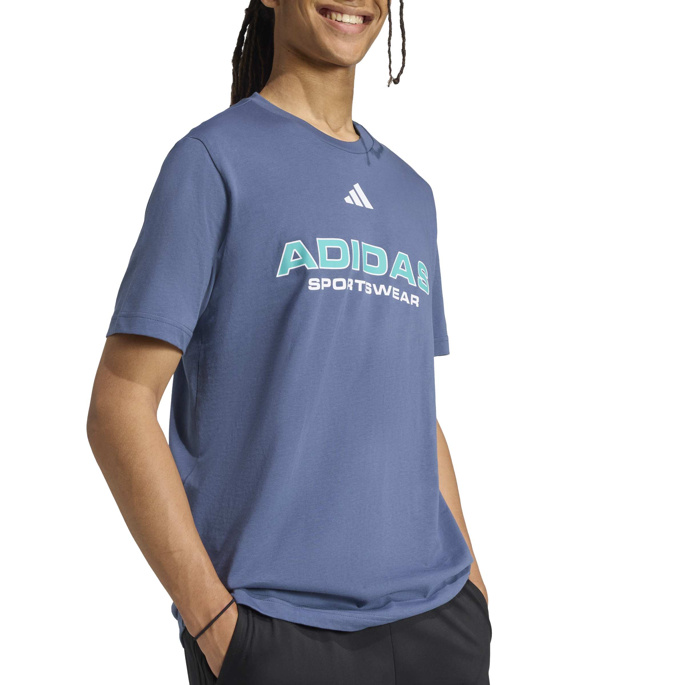 adidas House of Tiro Linear Graphic Mens Tee - Image 4