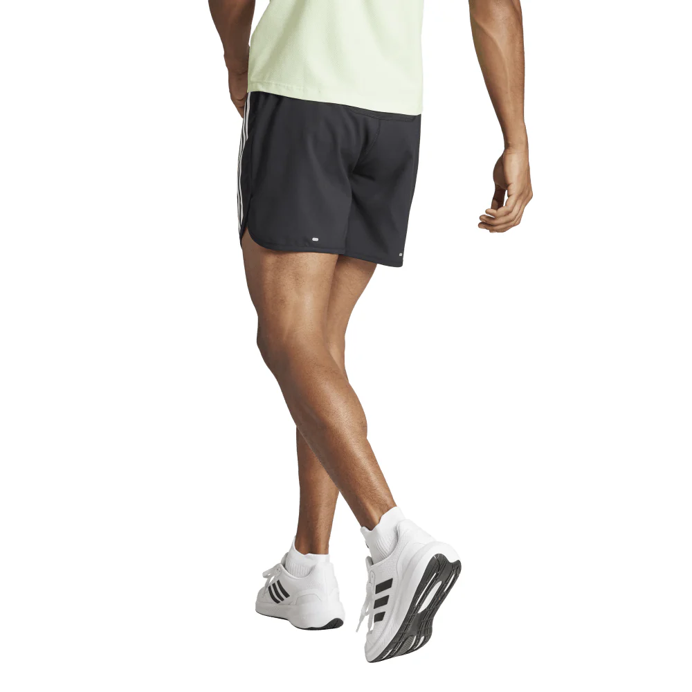 adidas Own The Run 3-Stripes Mens Shorts - Image 3