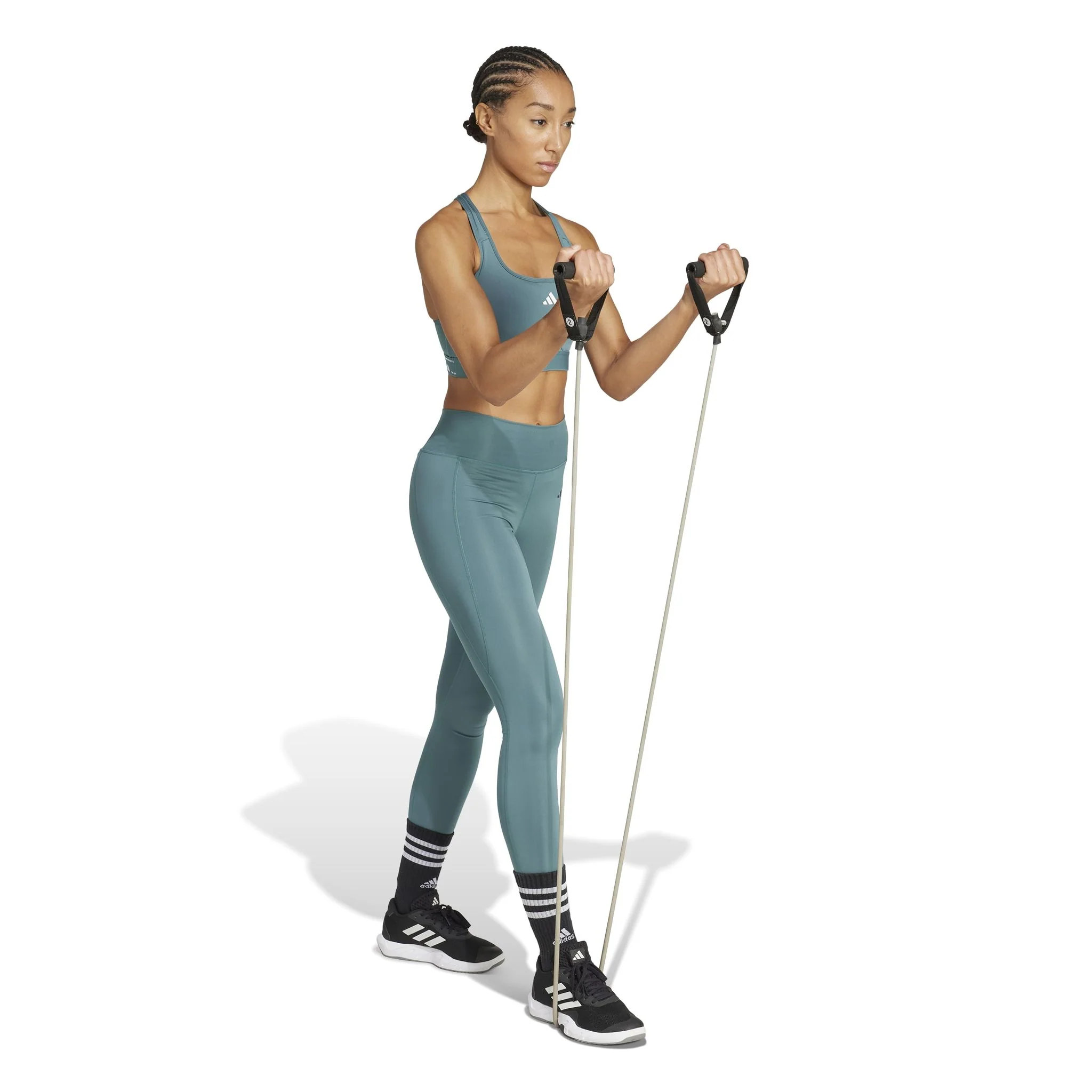adidas Powerreact Training Medium-Support Womens Bra - Image 2