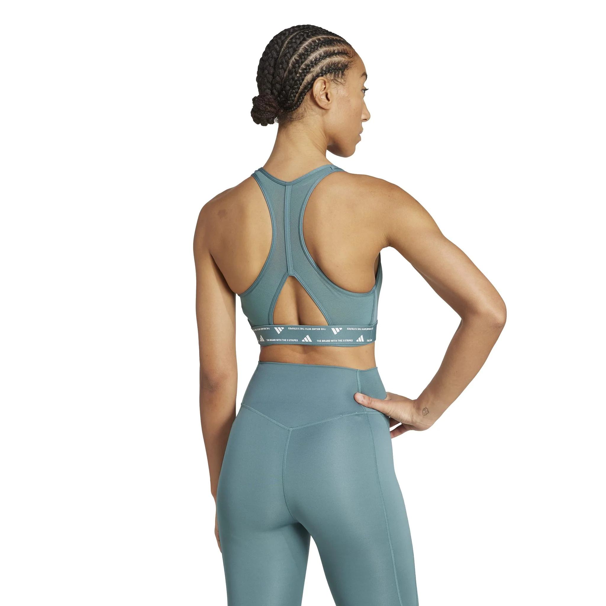 adidas Powerreact Training Medium-Support Womens Bra - Image 3