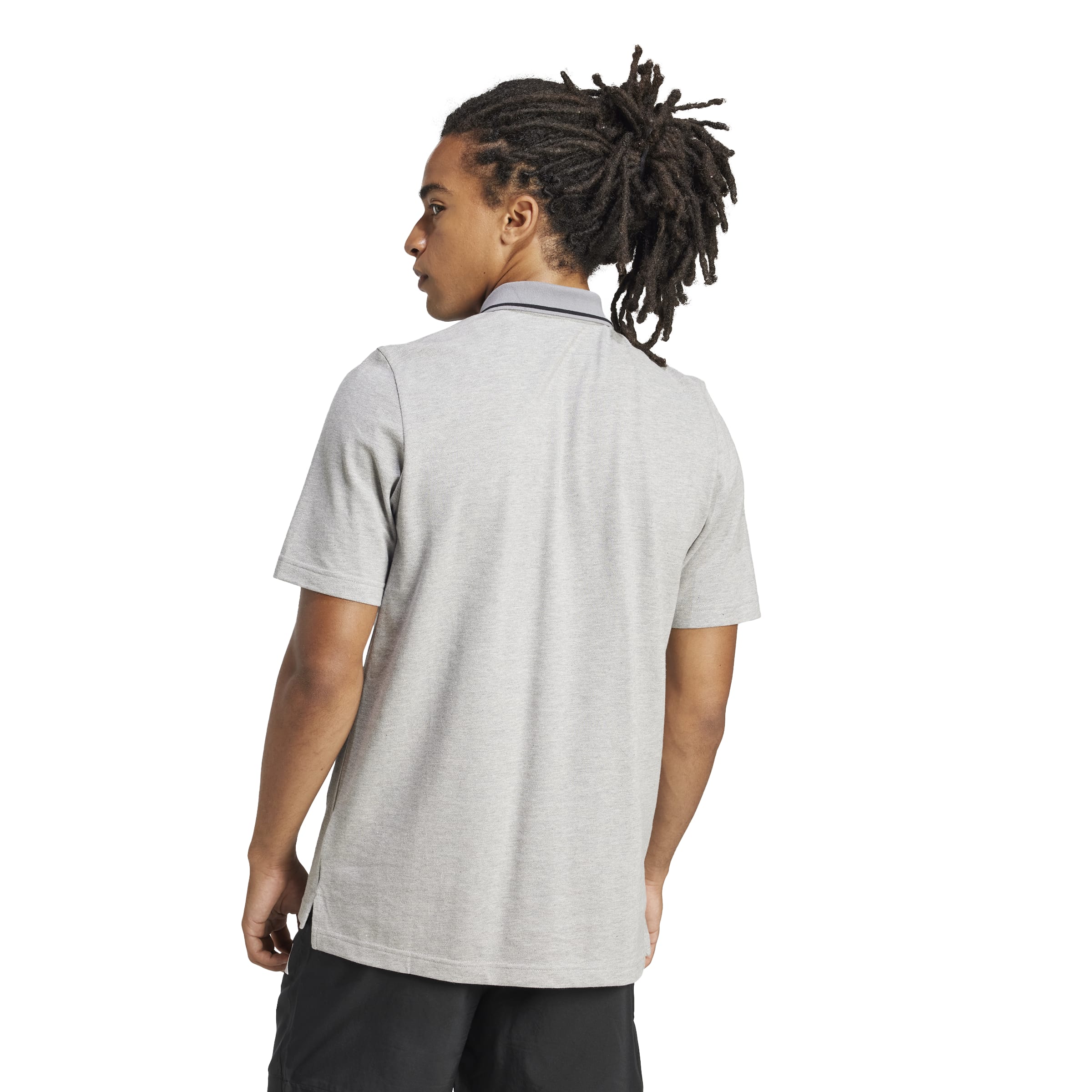adidas Small Logo Piqué Mens Polo Shirt - Image 3