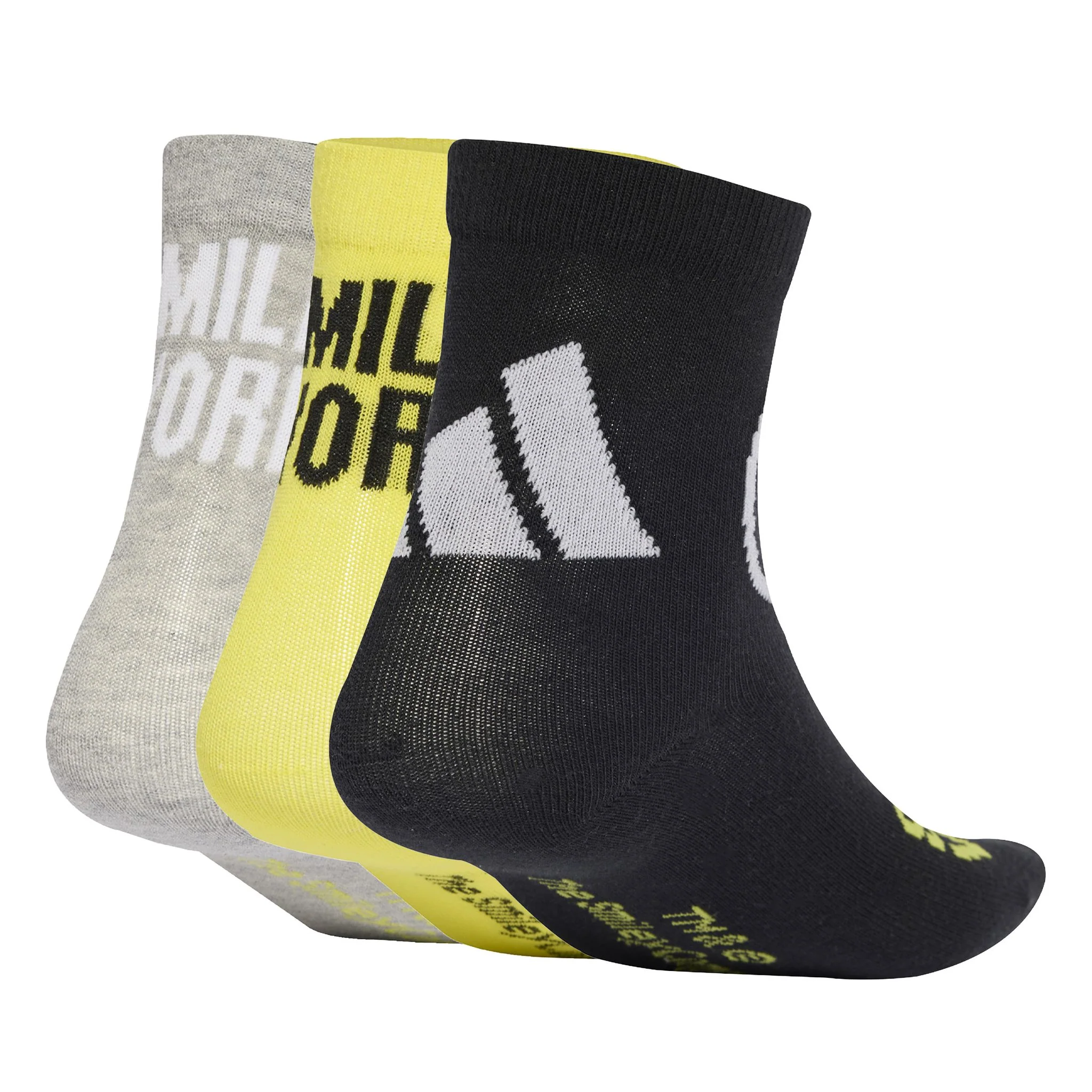 adidas Smiley Kids Socks 3 Pack - Image 2