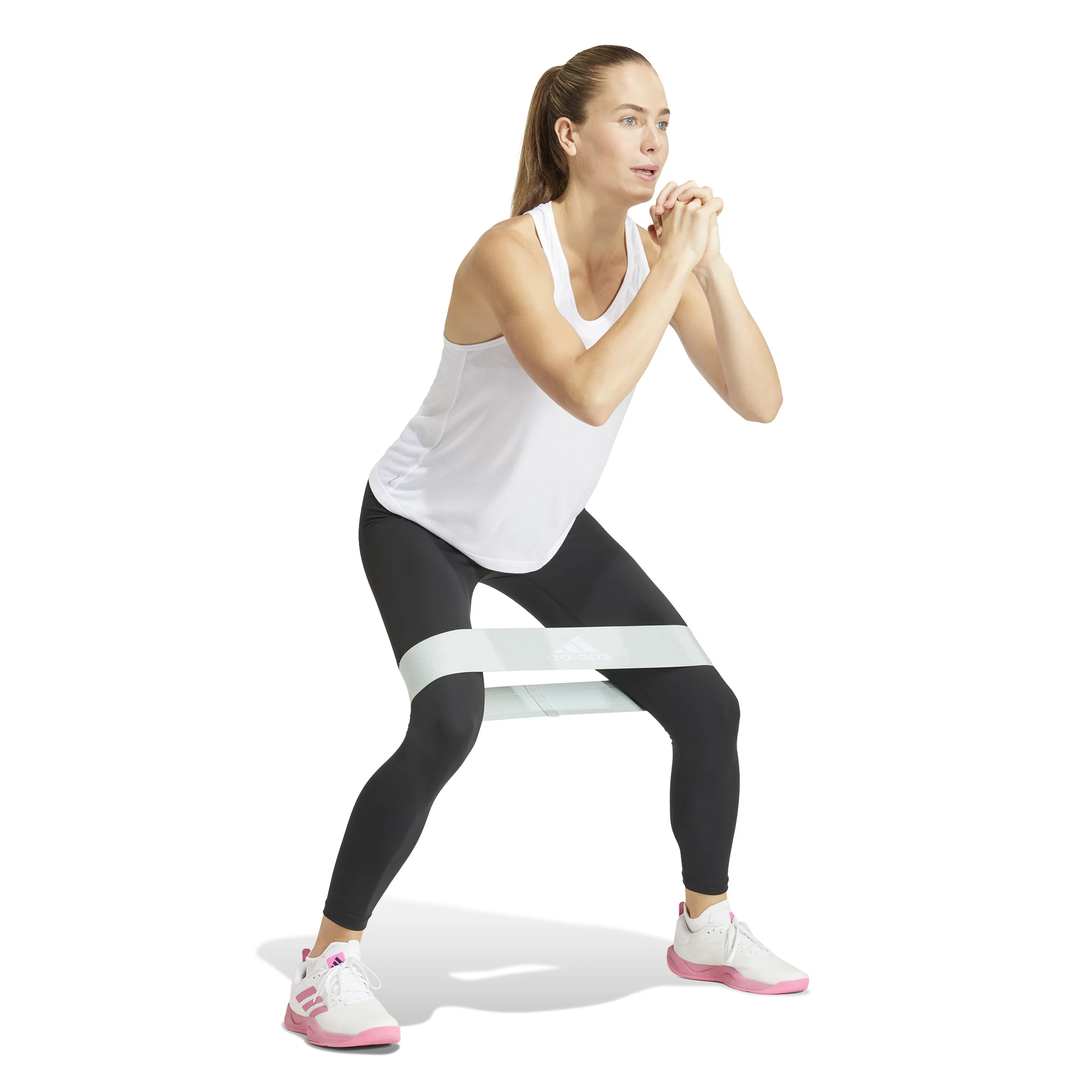 adidas Workout Essentials Racerback Womens Tank - Image 3