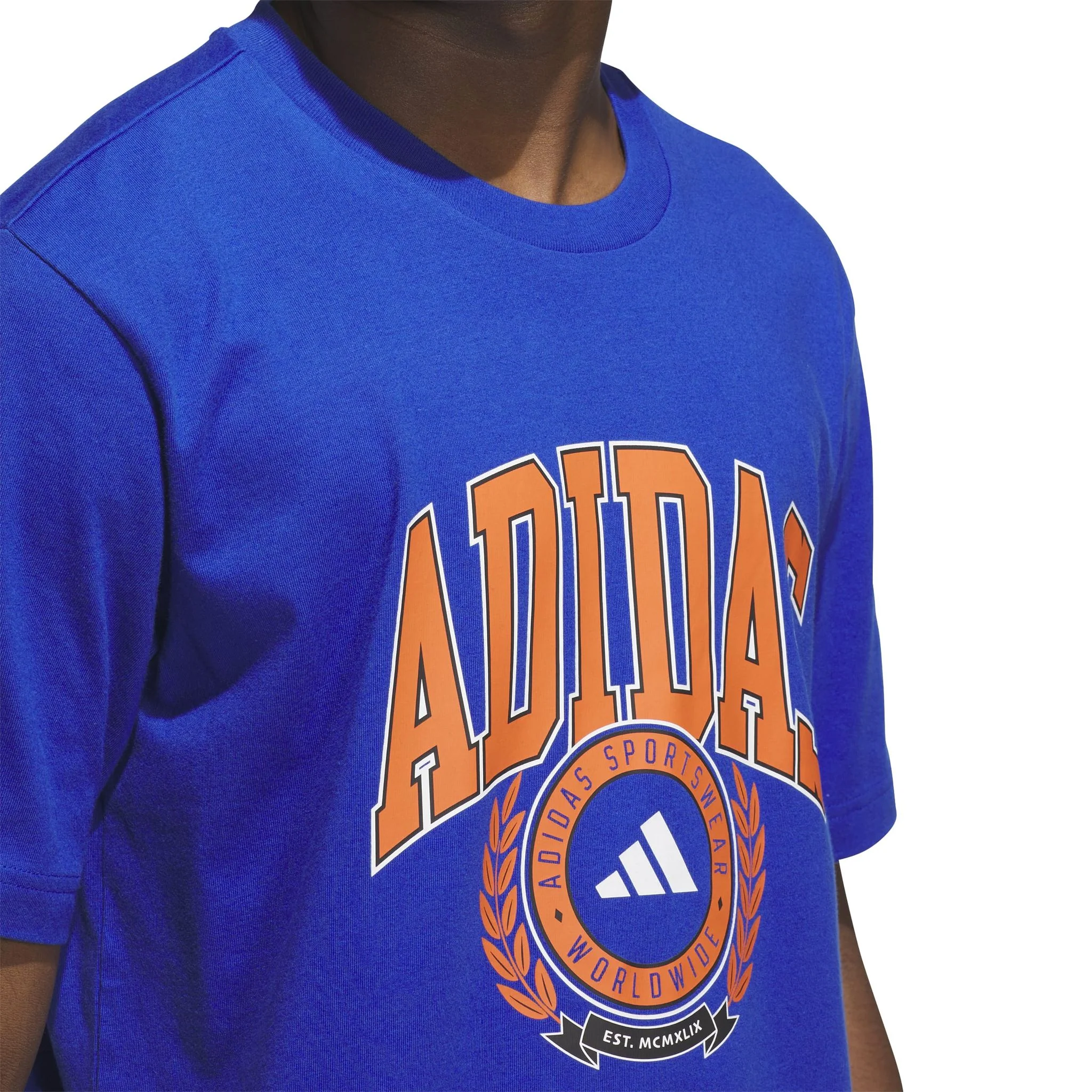 adidas Varsity Crest Mens Graphic Tee - Image 4