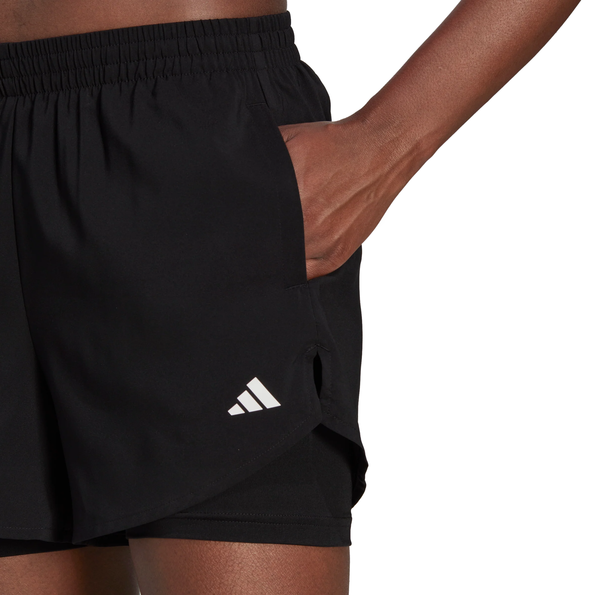 adidas AEROREADY Made For Training Minimal 2-in-1 Womens Shorts - Image 6