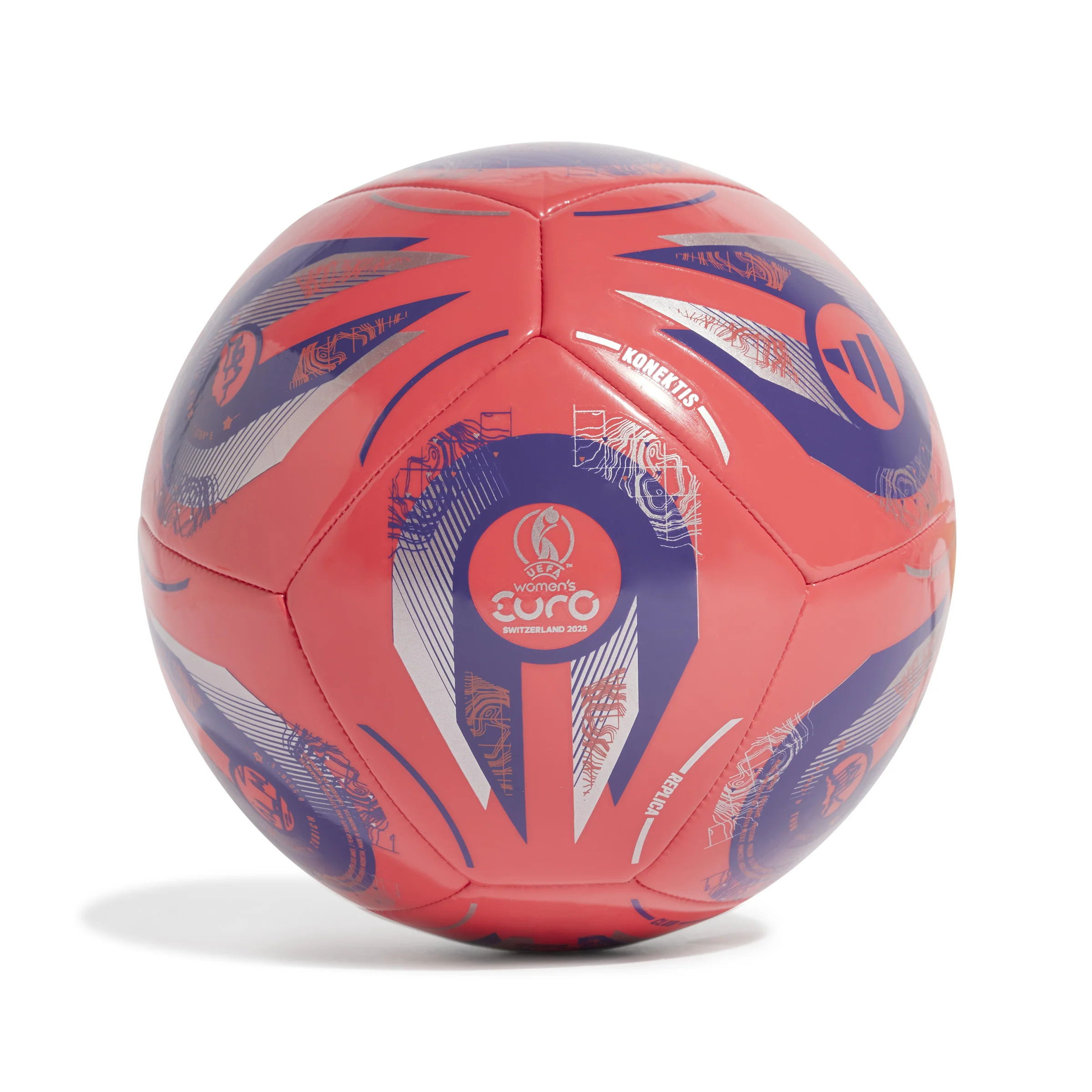 adidas Womens Euro25 Club Soccer Ball - Image 2