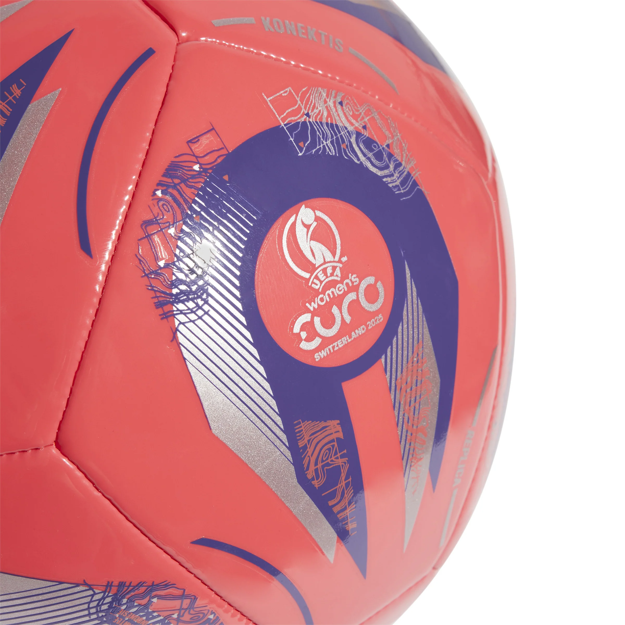 adidas Womens Euro25 Club Soccer Ball - Image 4