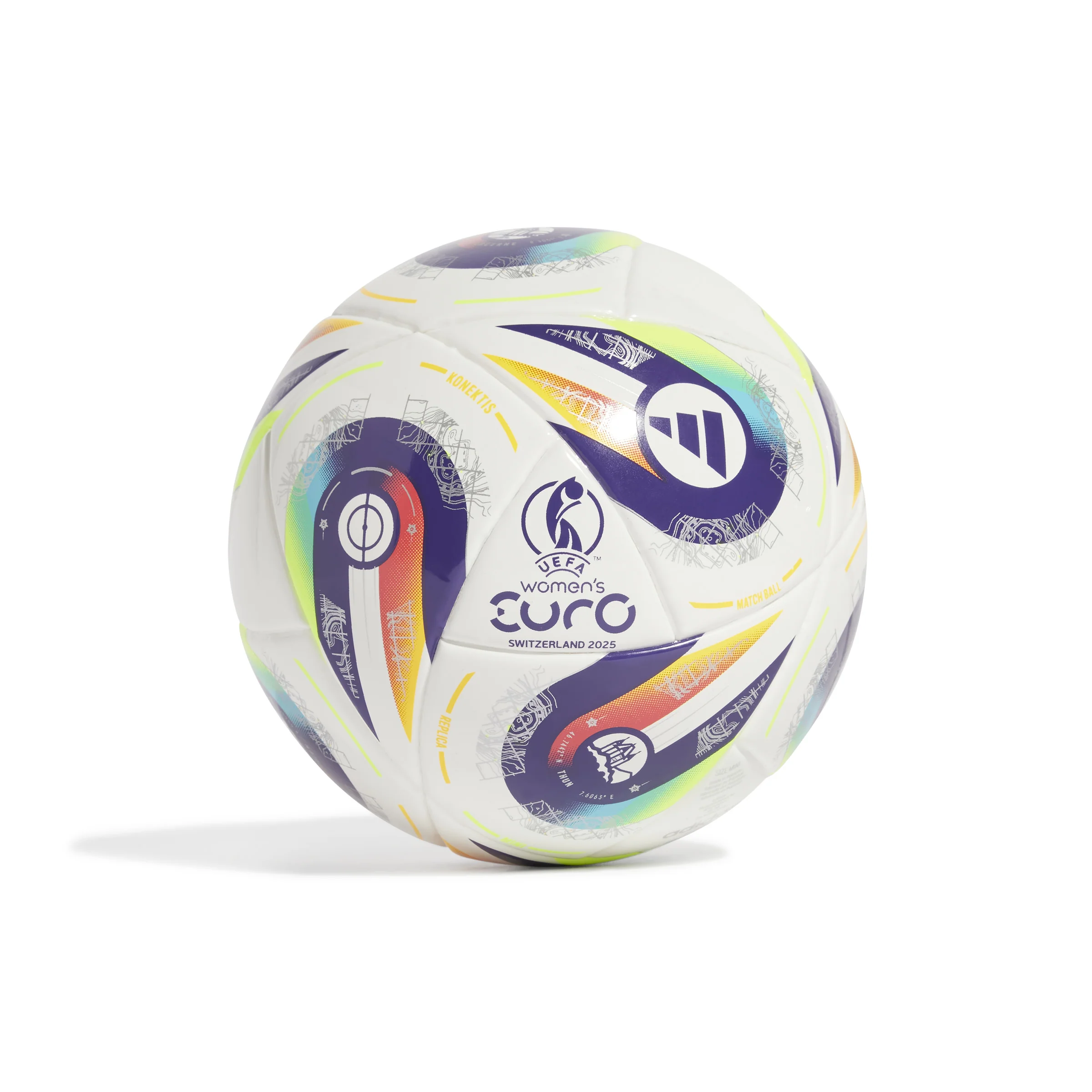 adidas Womens Euro25 Mini Soccer Ball - Image 2