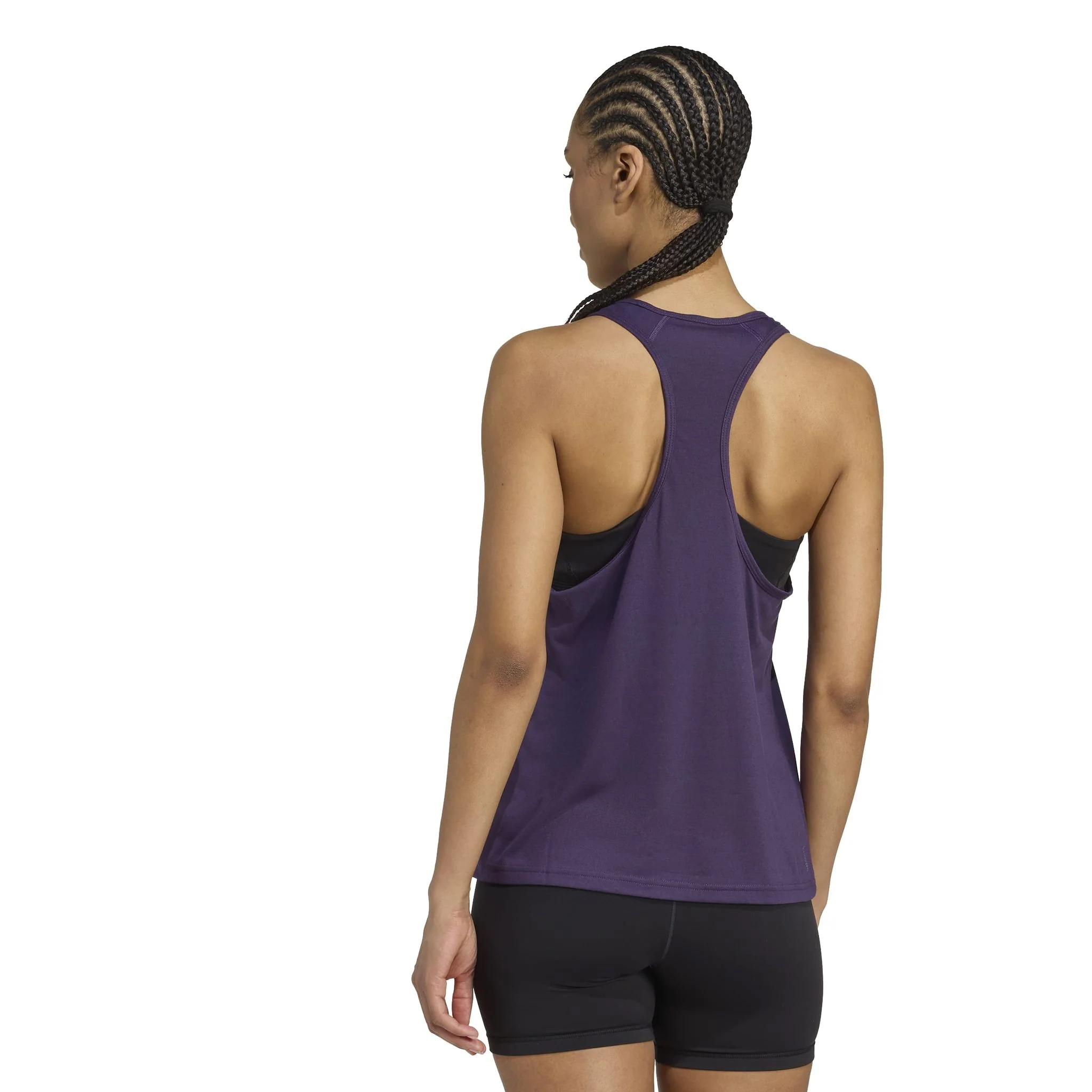 adidas Workout Essentials Racerback Womens Tank - Image 3