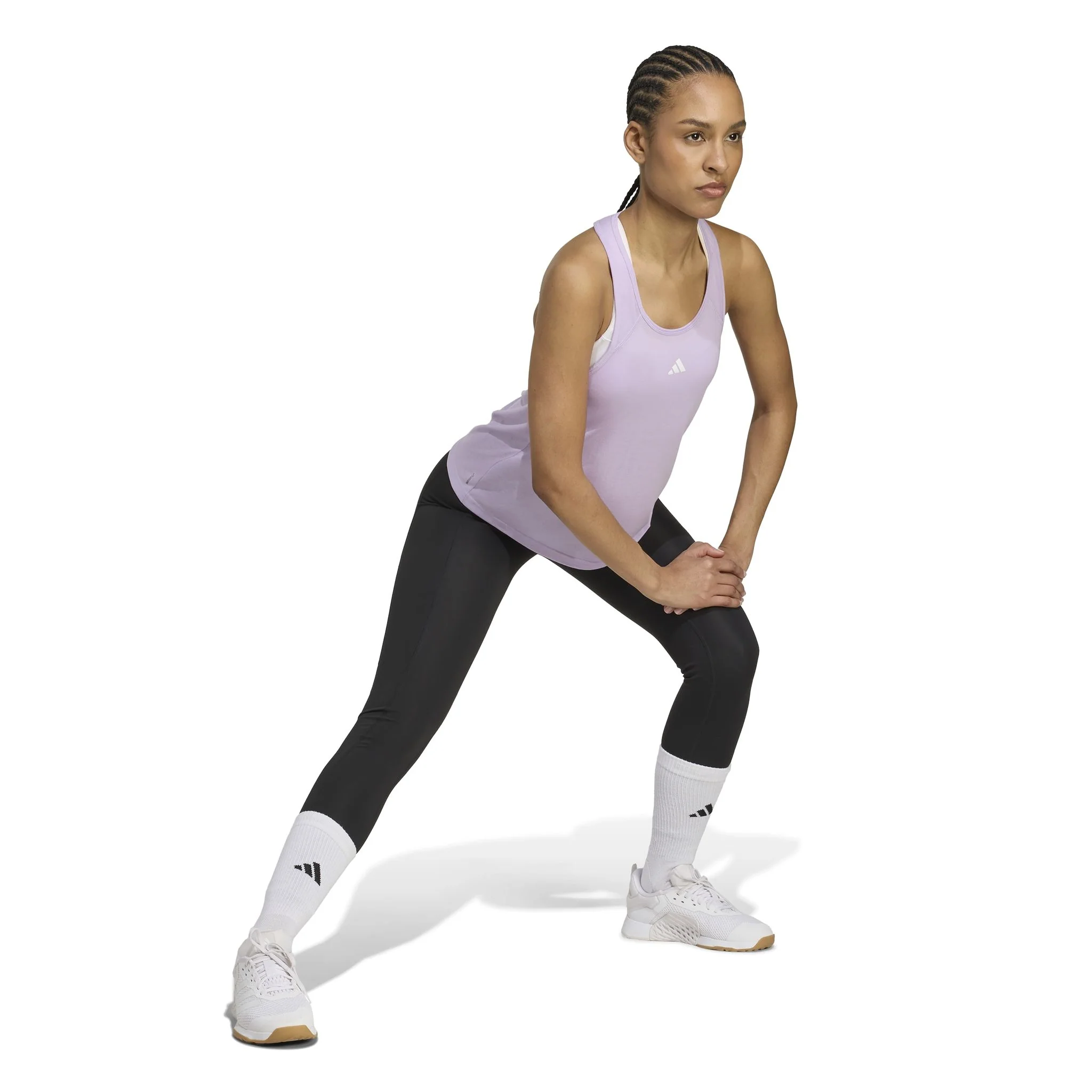 adidas Workout Essentials Racerback Womens Tank - Image 2