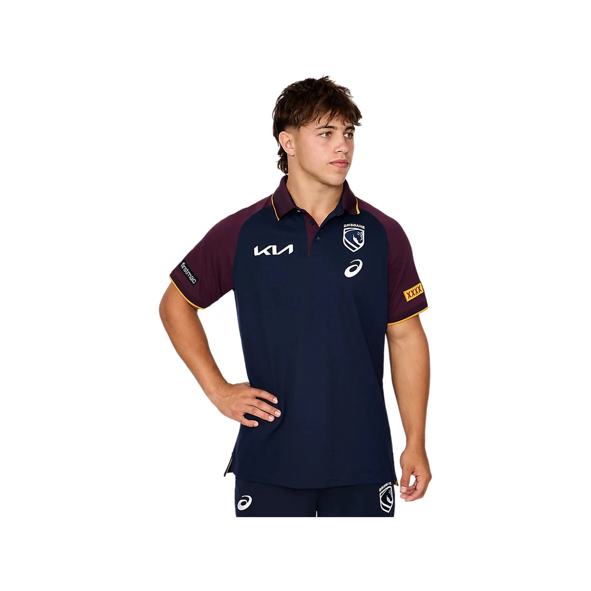 ASICS Brisbane Broncos 2026 Mens Team Polo - Image 3