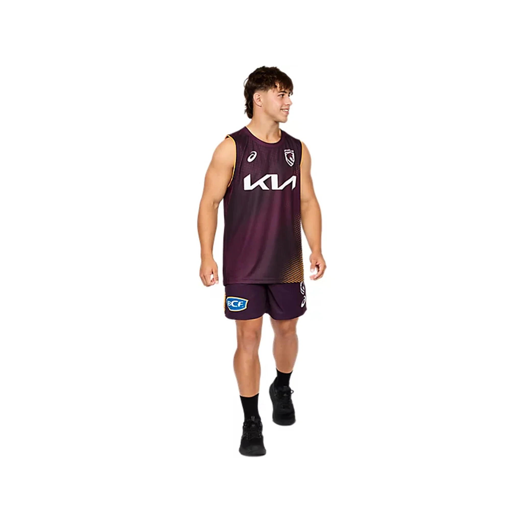 ASICS Brisbane Broncos 2026 Mens Training Tank - Image 2