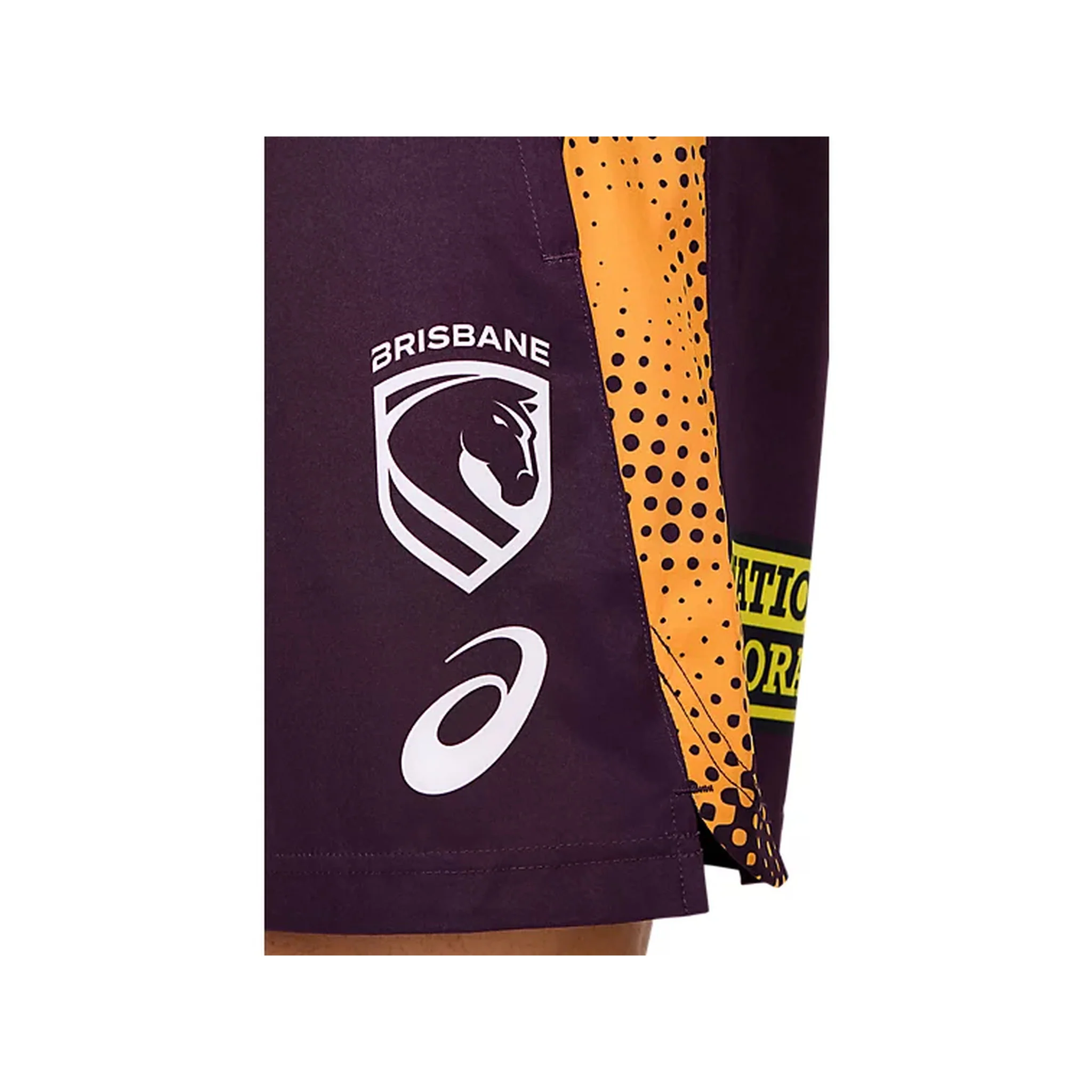 ASICS Brisbane Broncos 2026 Replica Mens Training Shorts - Image 8