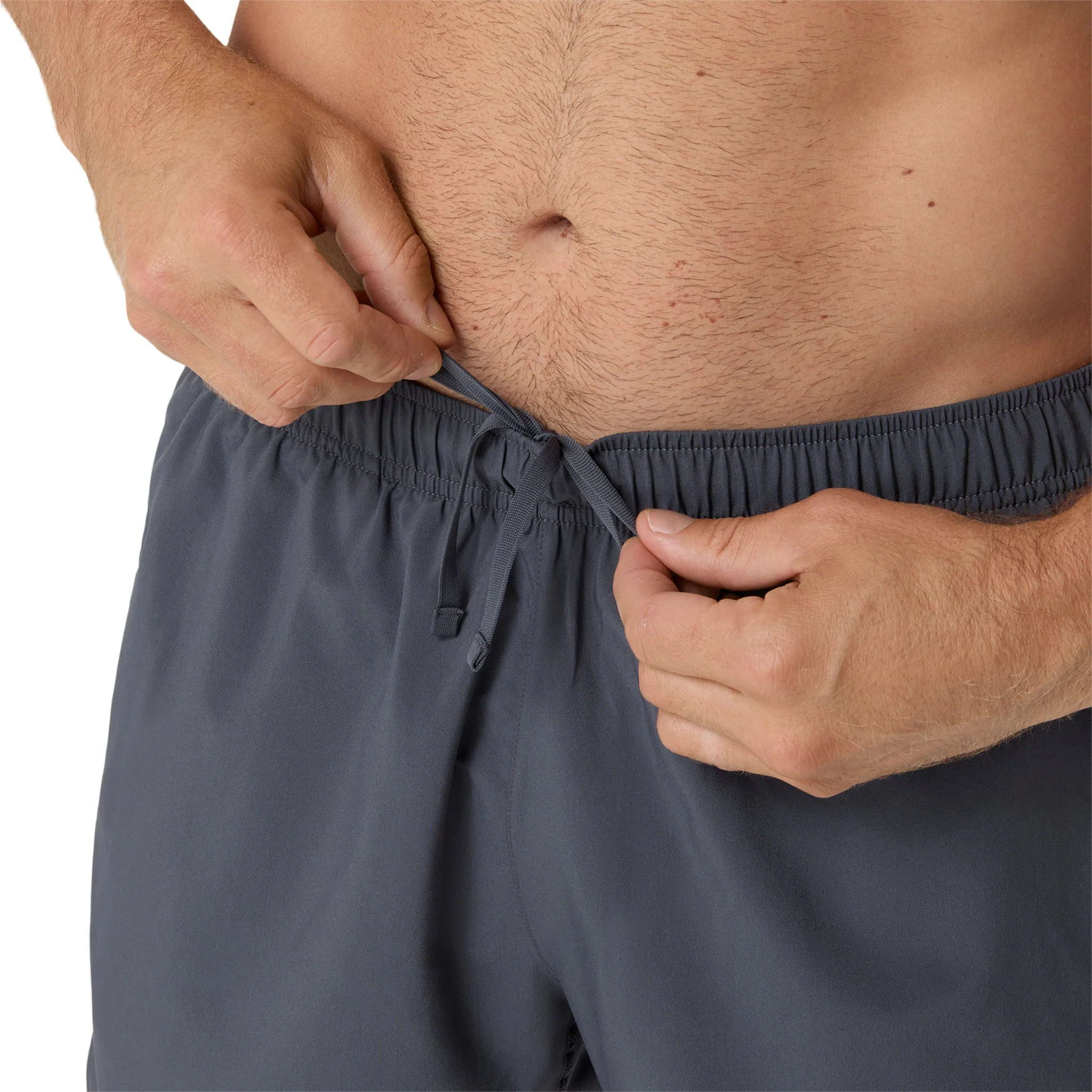 ASICS Silver 5-Inch Mens Running Shorts - Image 6
