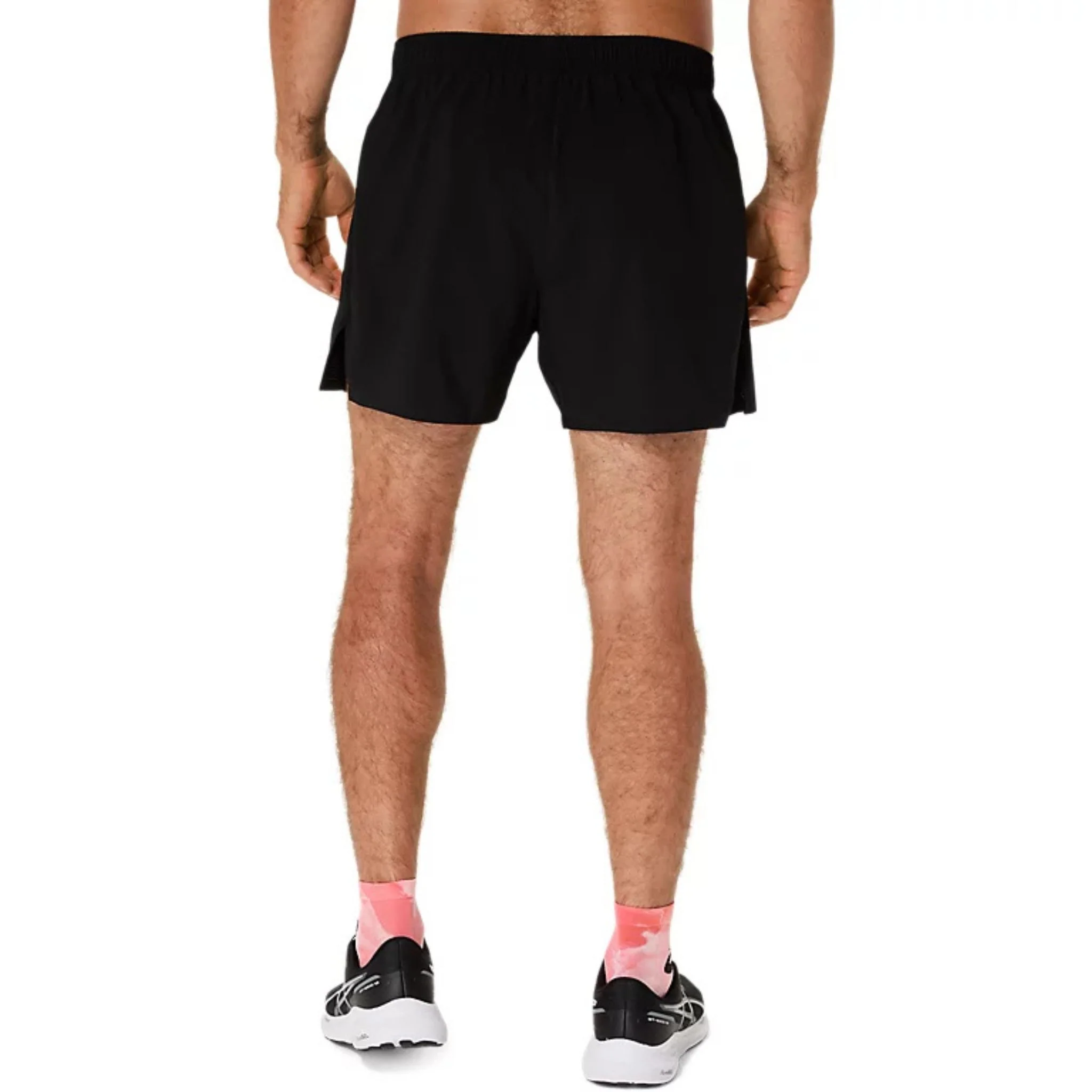 ASICS Silver 5-Inch Mens Running Shorts - Image 3