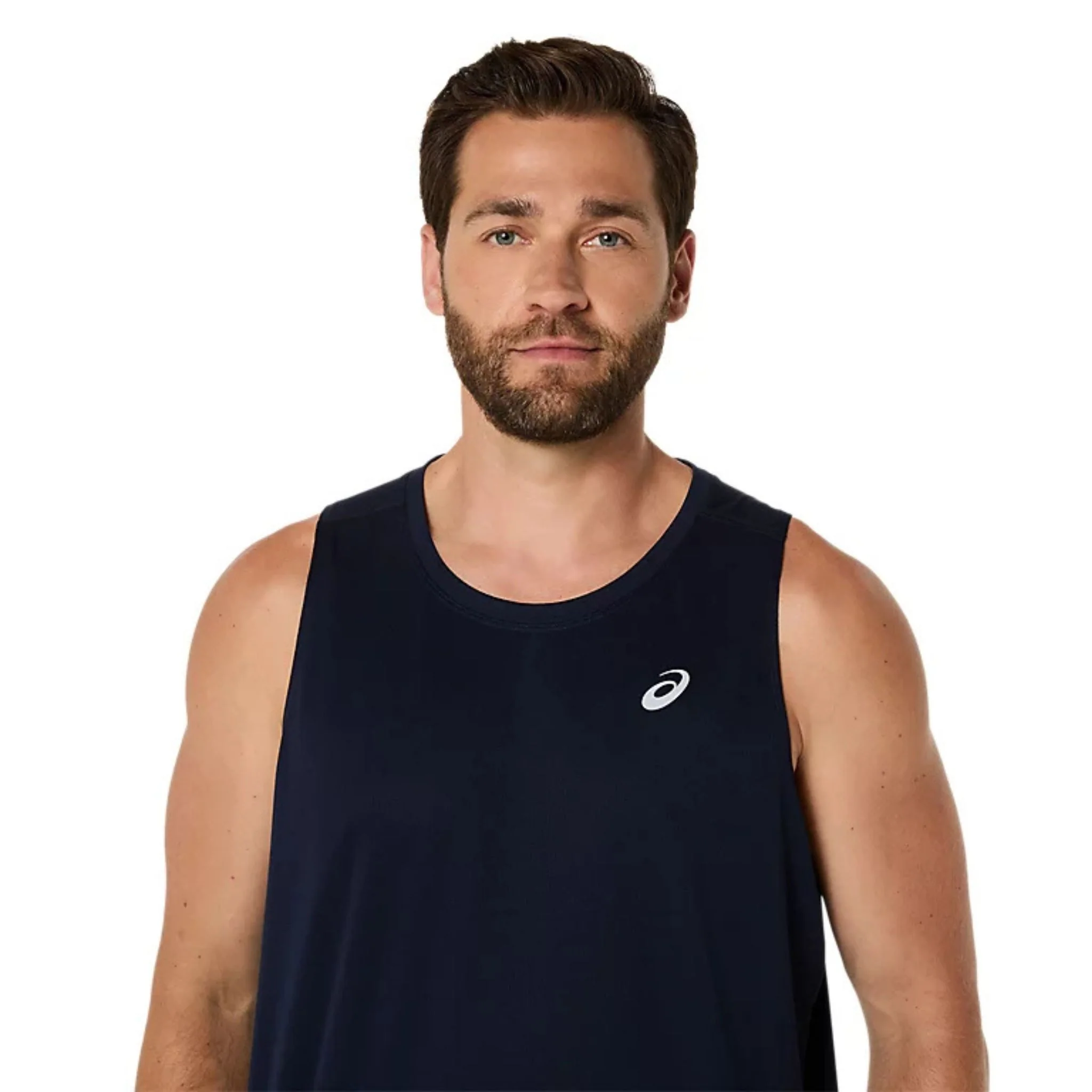 ASICS Silver Mens Running Tank - Image 4