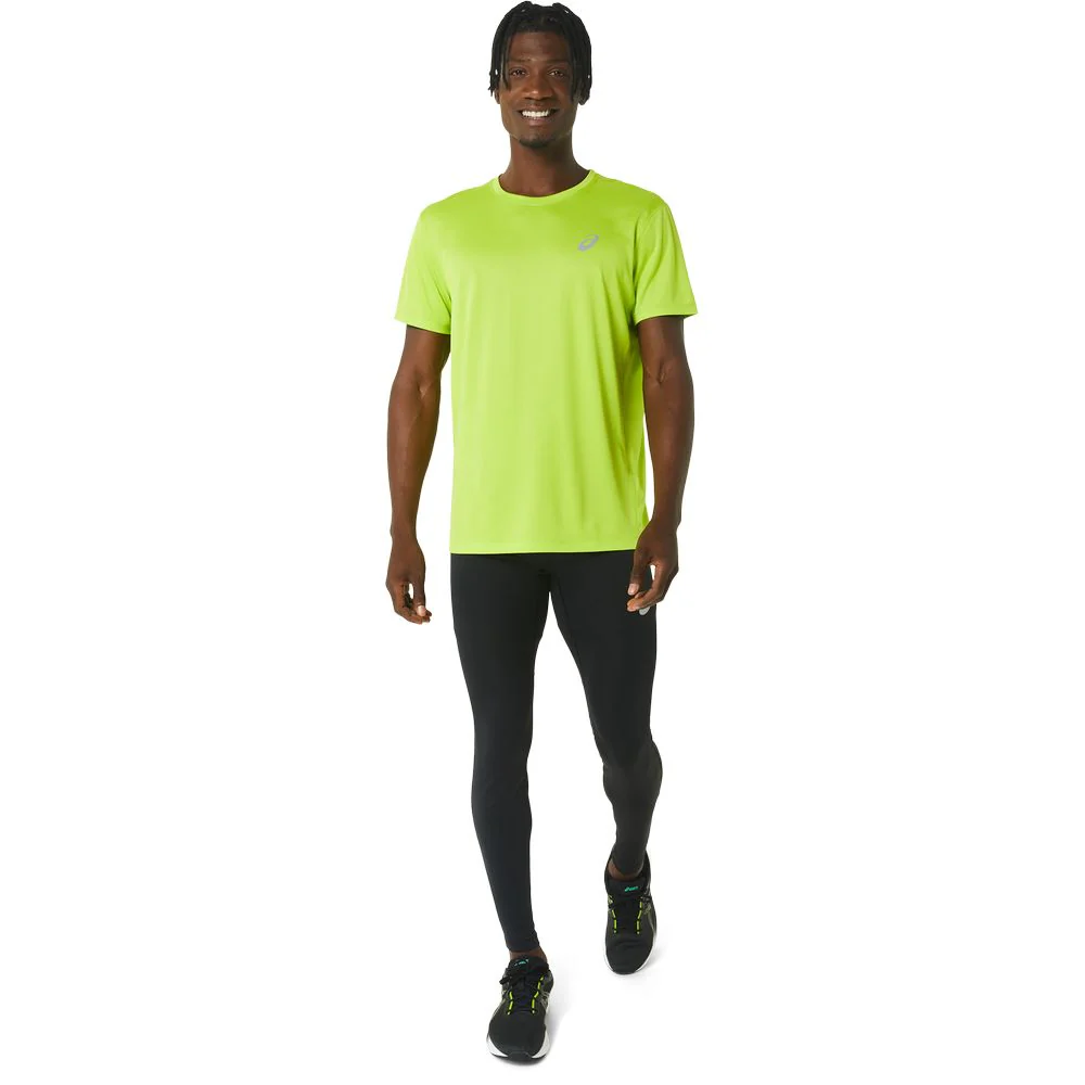 ASICS Silver Mens Short Sleeve Top