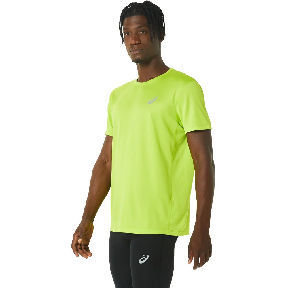 ASICS Silver Mens Short Sleeve Top - Image 2