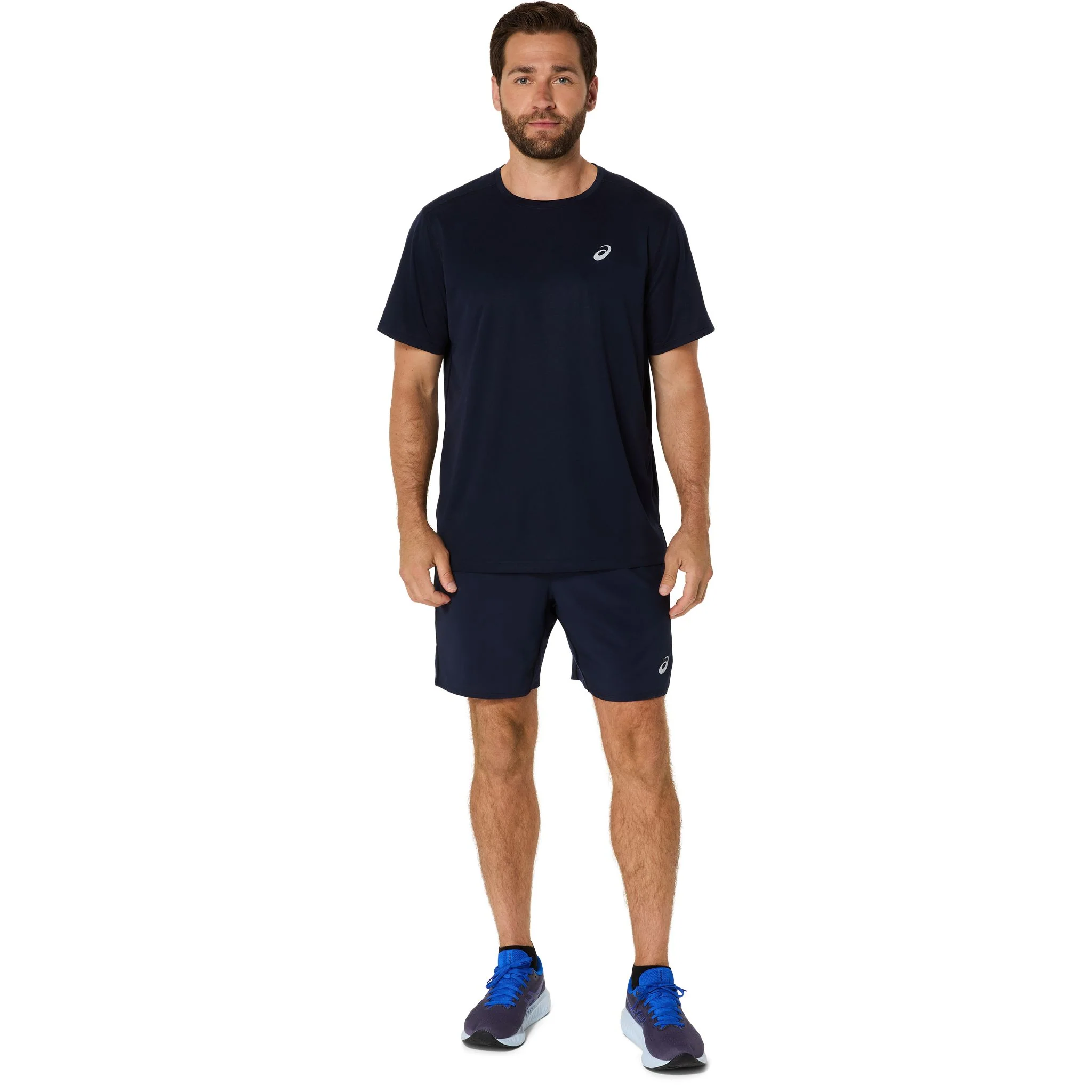 ASICS Silver Mens Running Tee - Image 2