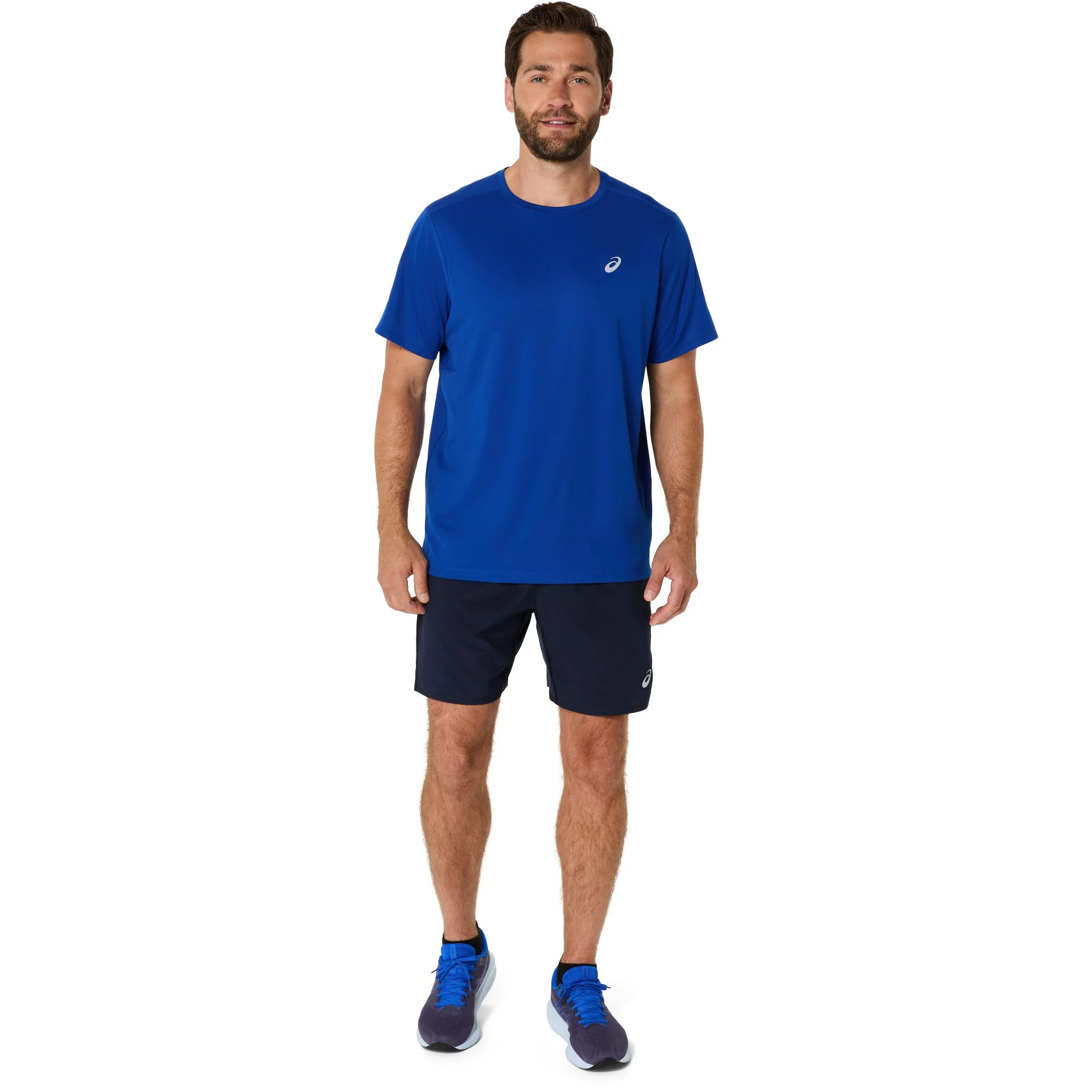 ASICS Silver Mens Running Tee - Image 2