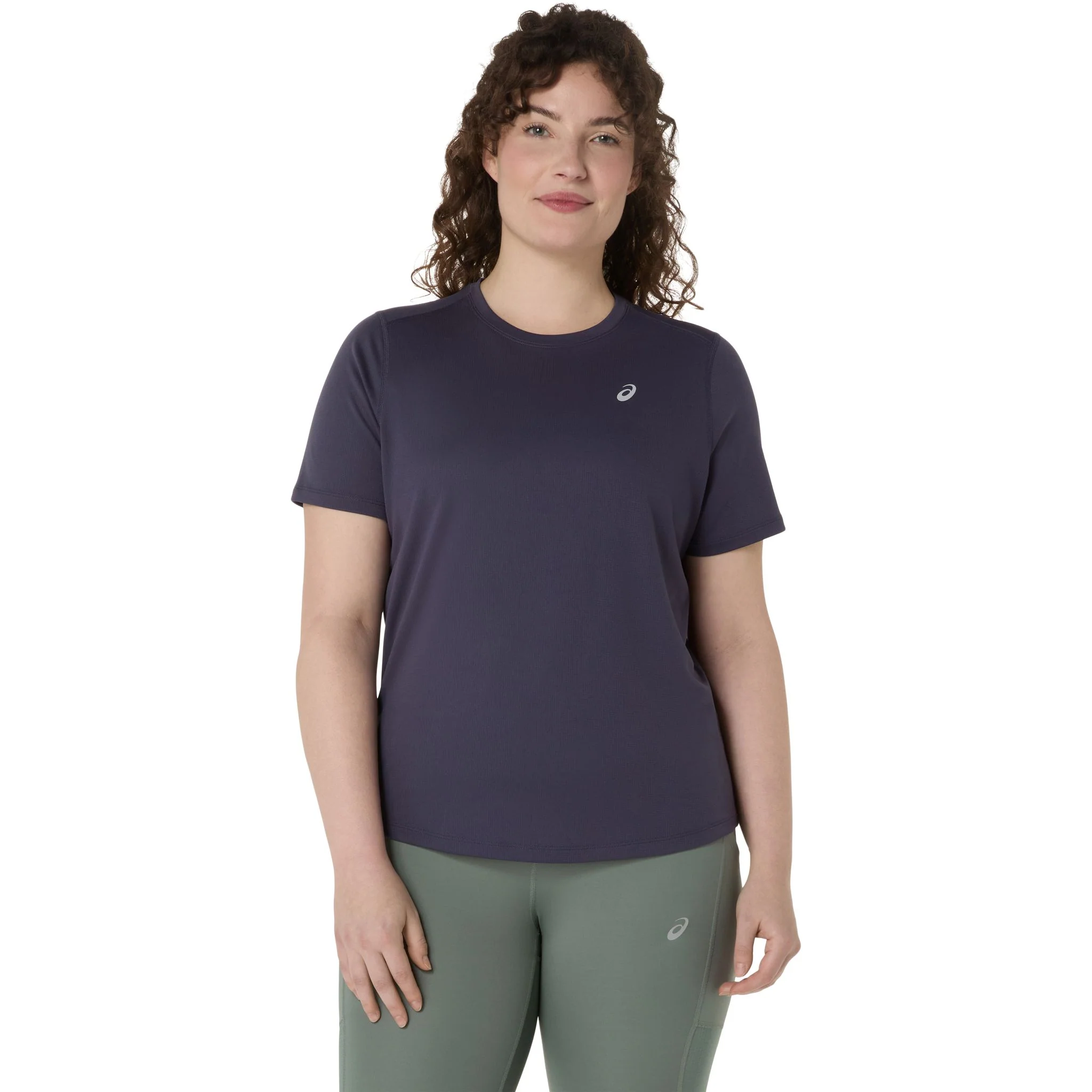 ASICS Silver Womens Running Tee