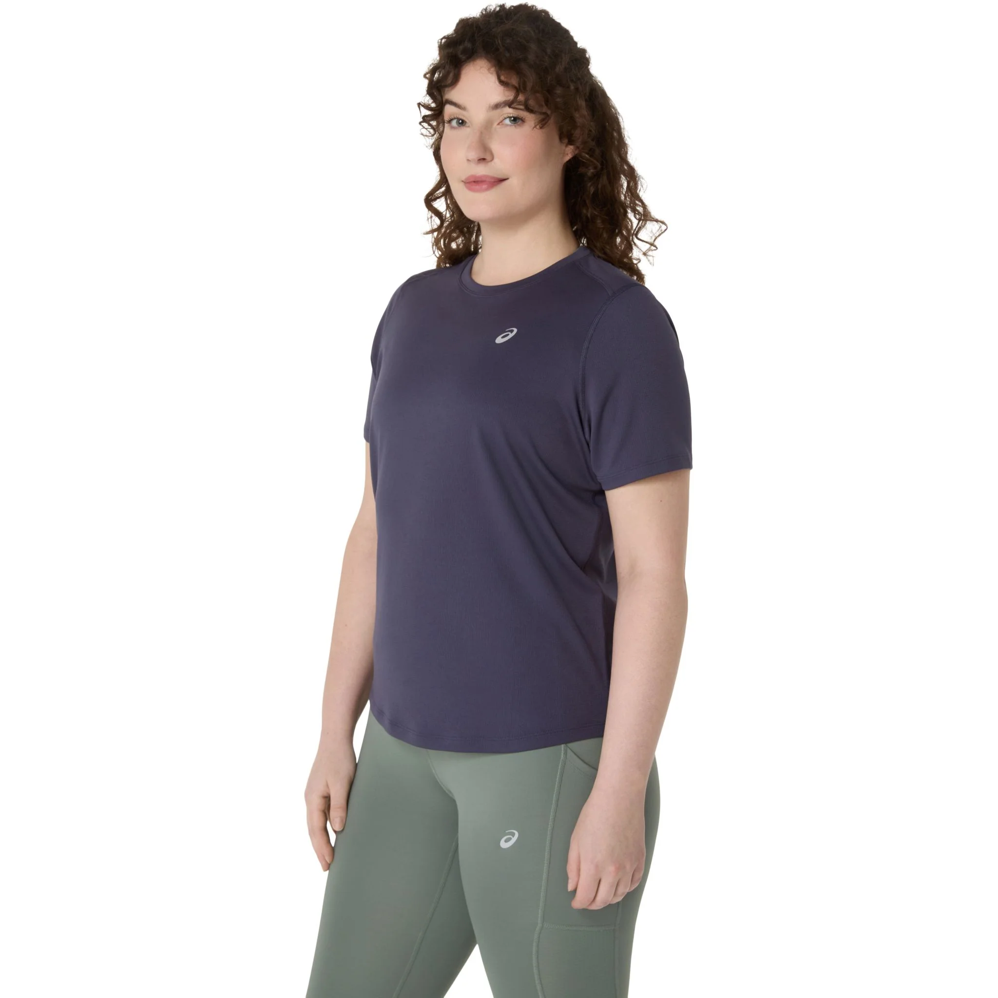 ASICS Silver Womens Running Tee - Image 2