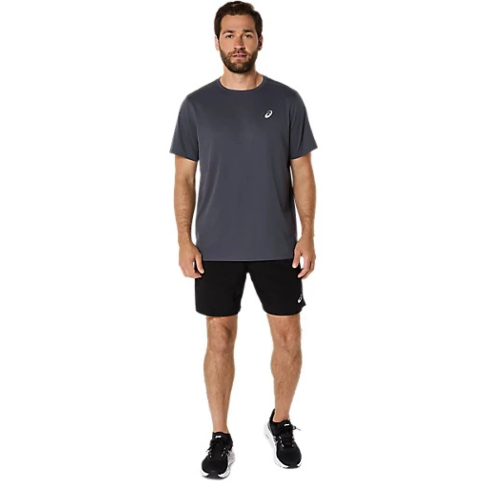 ASICS Silver Mens Running Tee - Image 2
