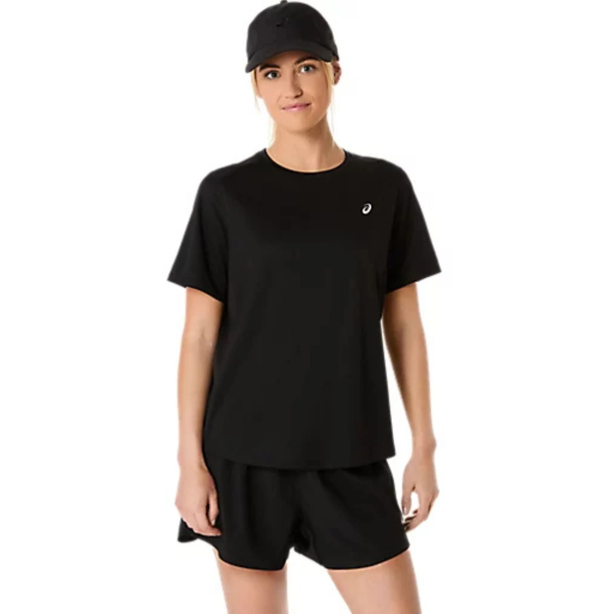 ASICS Silver Womens Running Tee