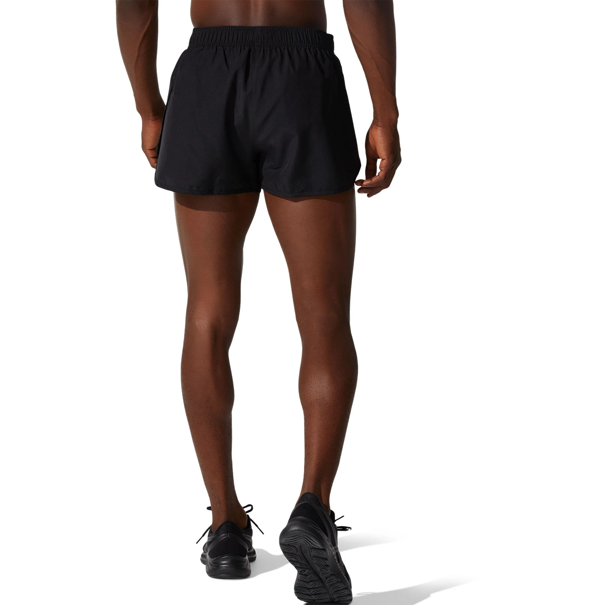 ASICS Silver Split Mens Running Shorts - Image 3